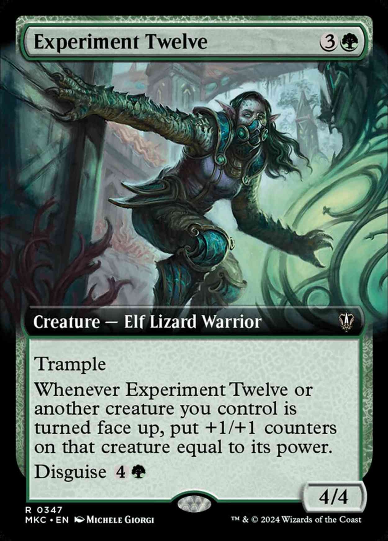 Experiment Twelve (Extended Art) magic card front