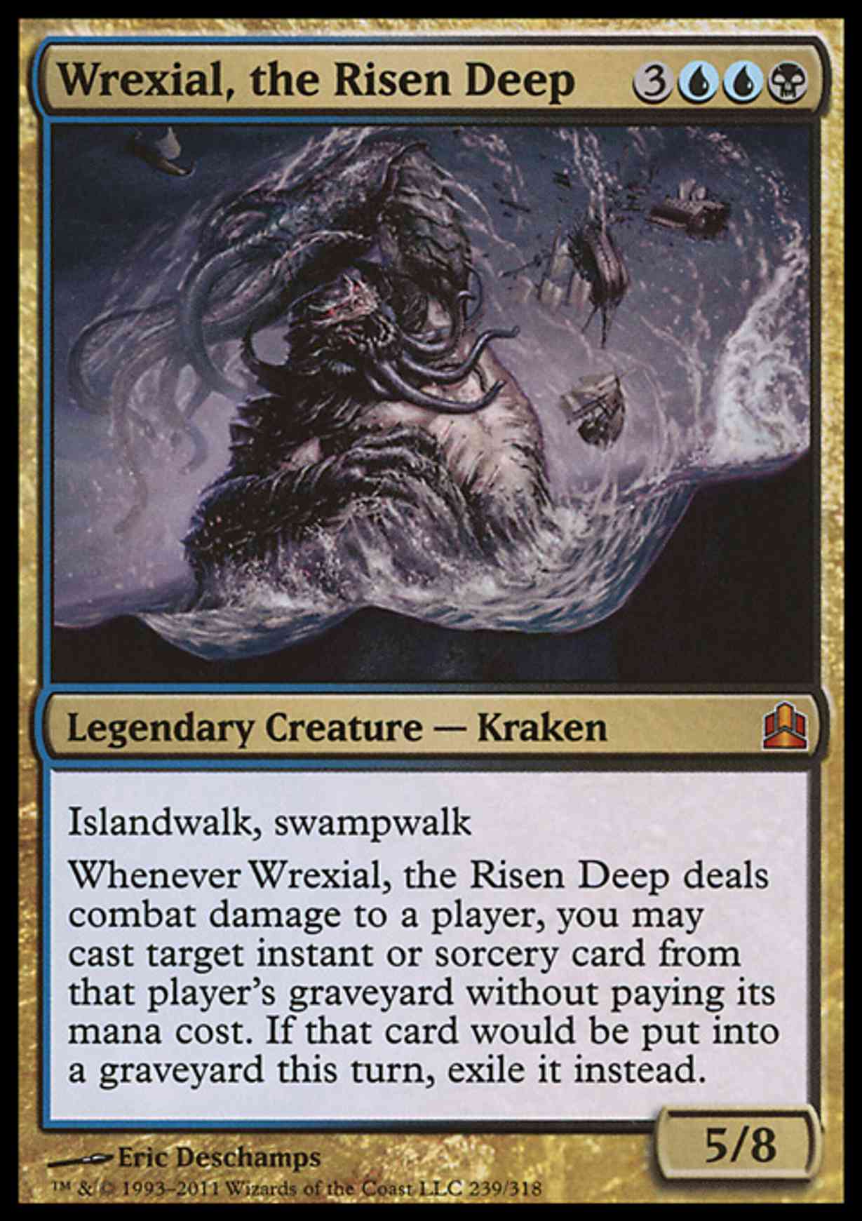 Wrexial, the Risen Deep magic card front