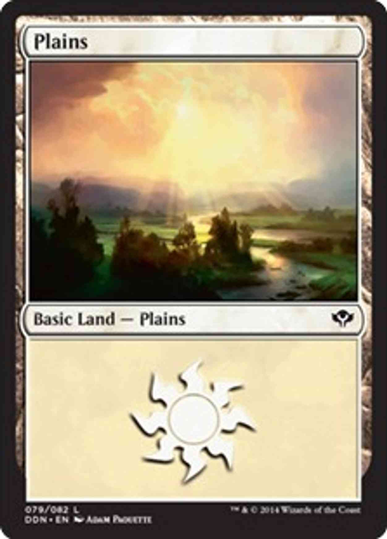 Plains (79) magic card front