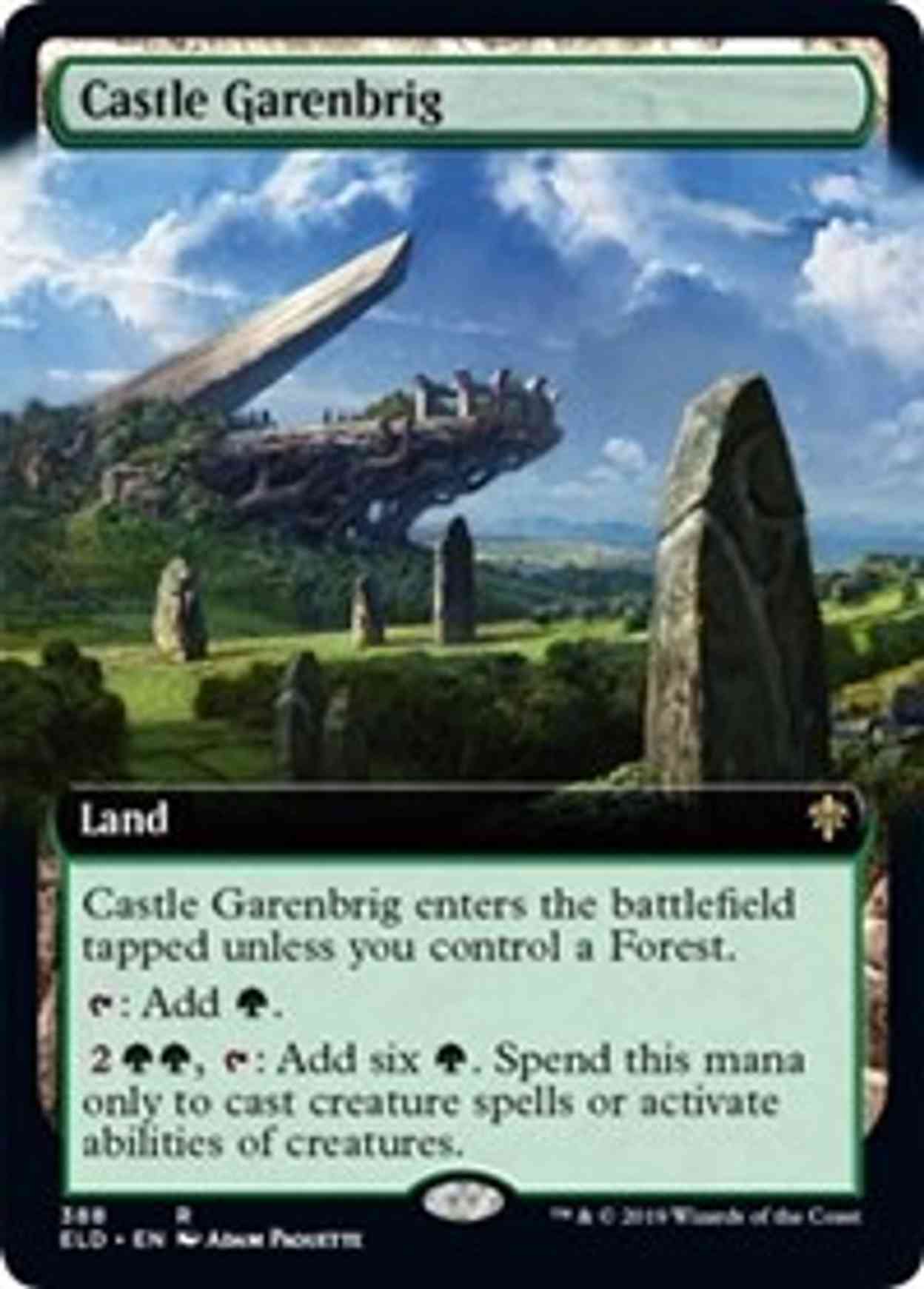 Castle Garenbrig (Extended Art) magic card front