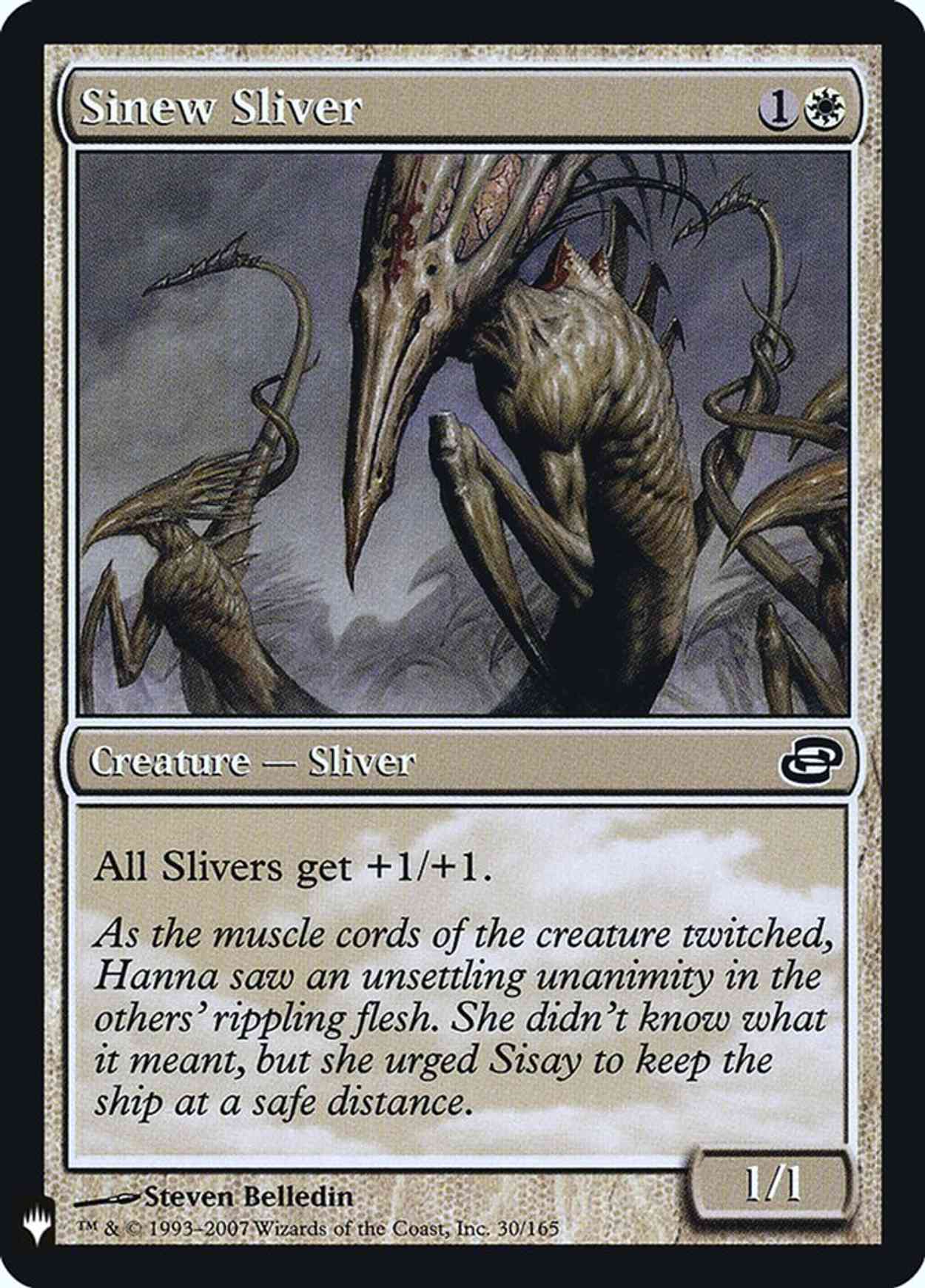 Sinew Sliver magic card front