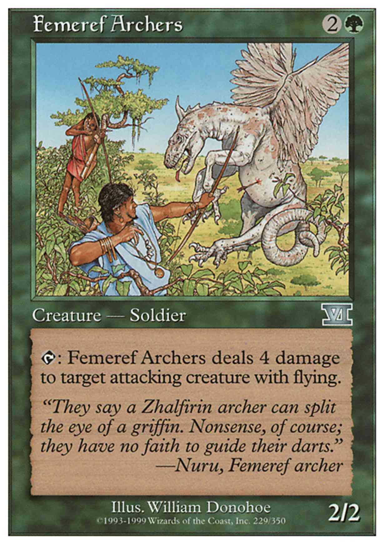 Femeref Archers magic card front
