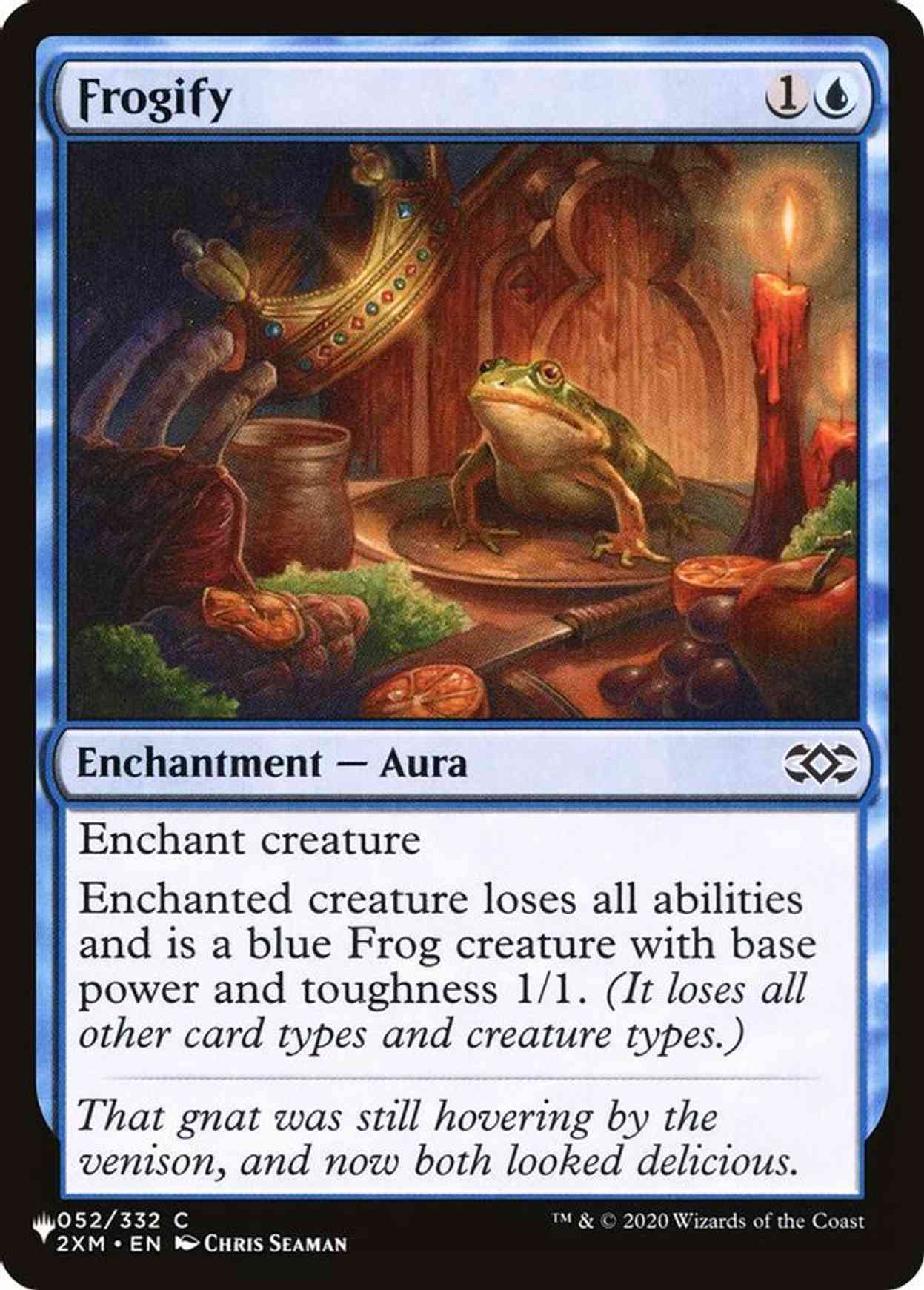 Frogify magic card front