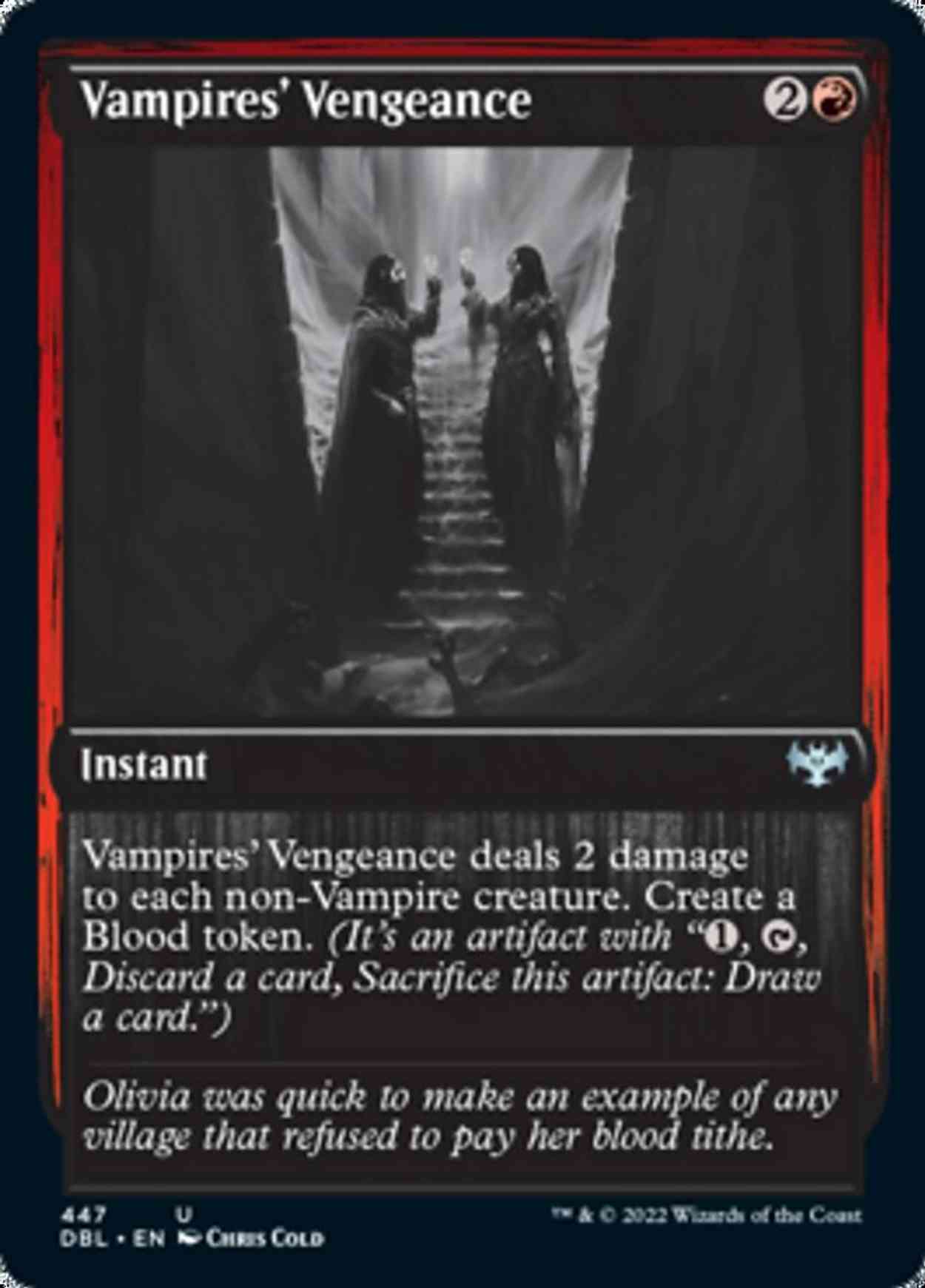 Vampires' Vengeance magic card front