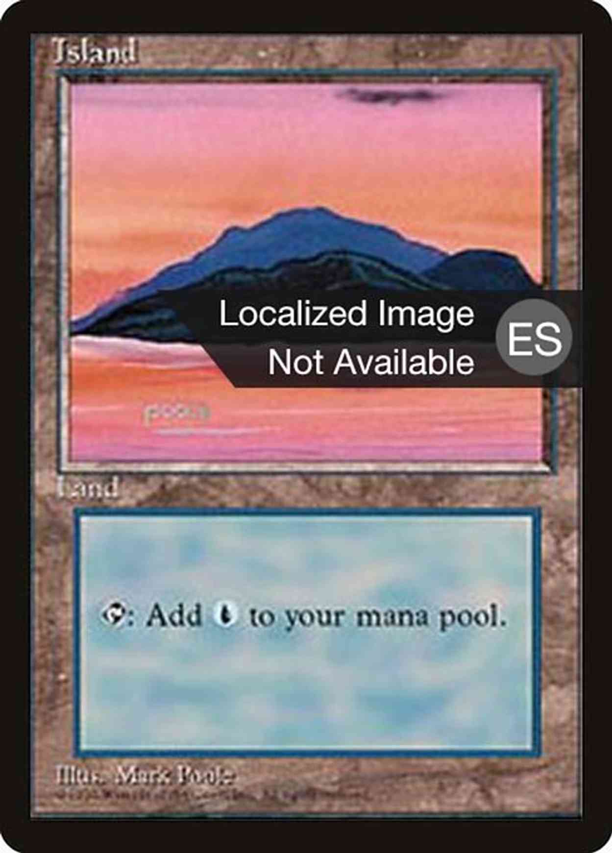 Island (C) magic card front