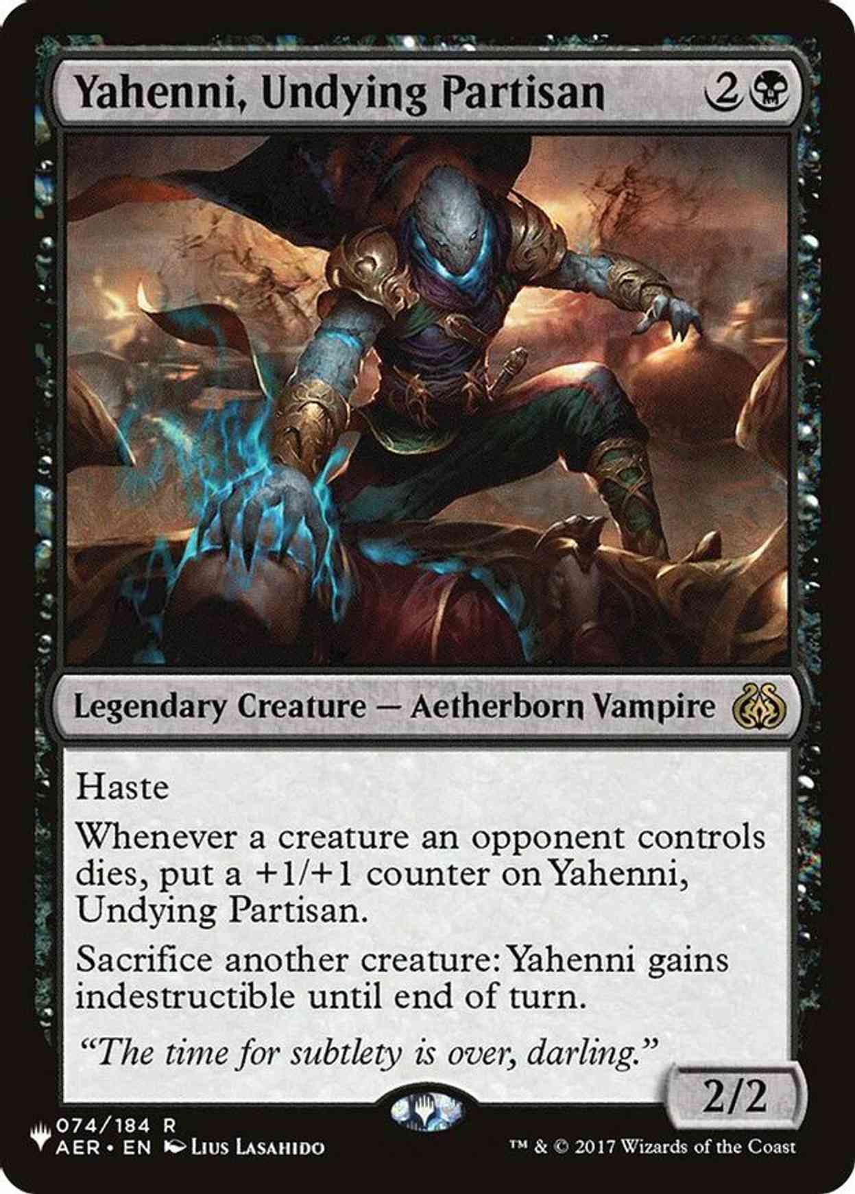 Yahenni, Undying Partisan magic card front