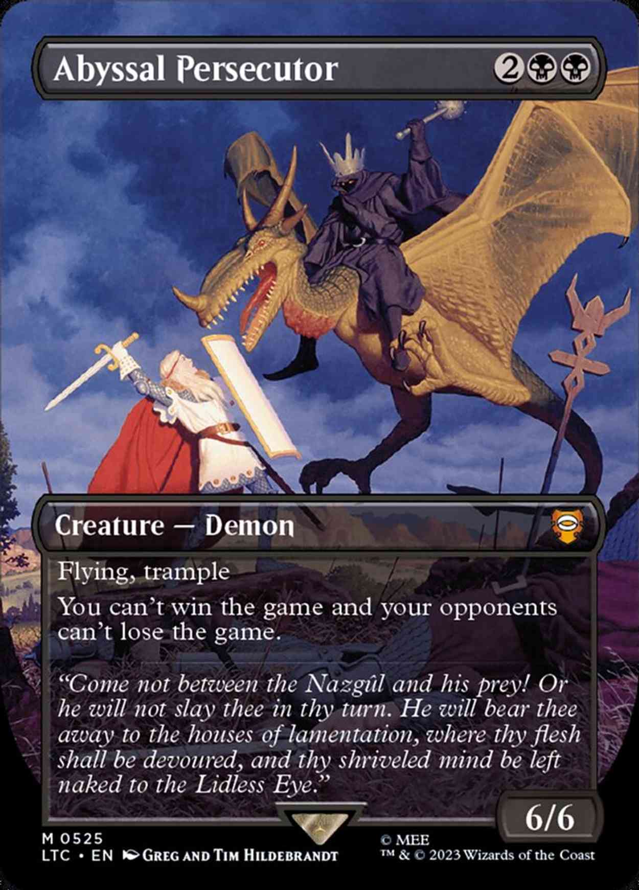Abyssal Persecutor (Borderless) magic card front
