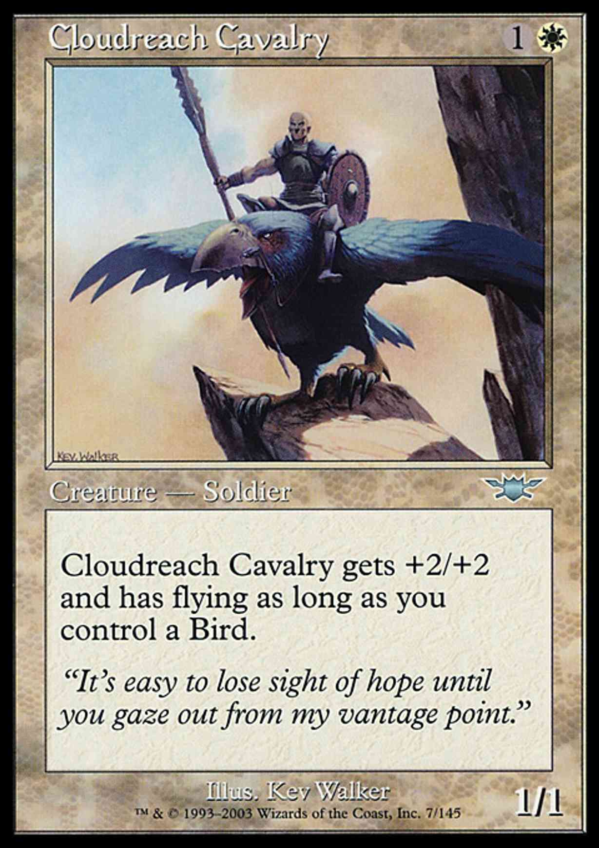 Cloudreach Cavalry magic card front