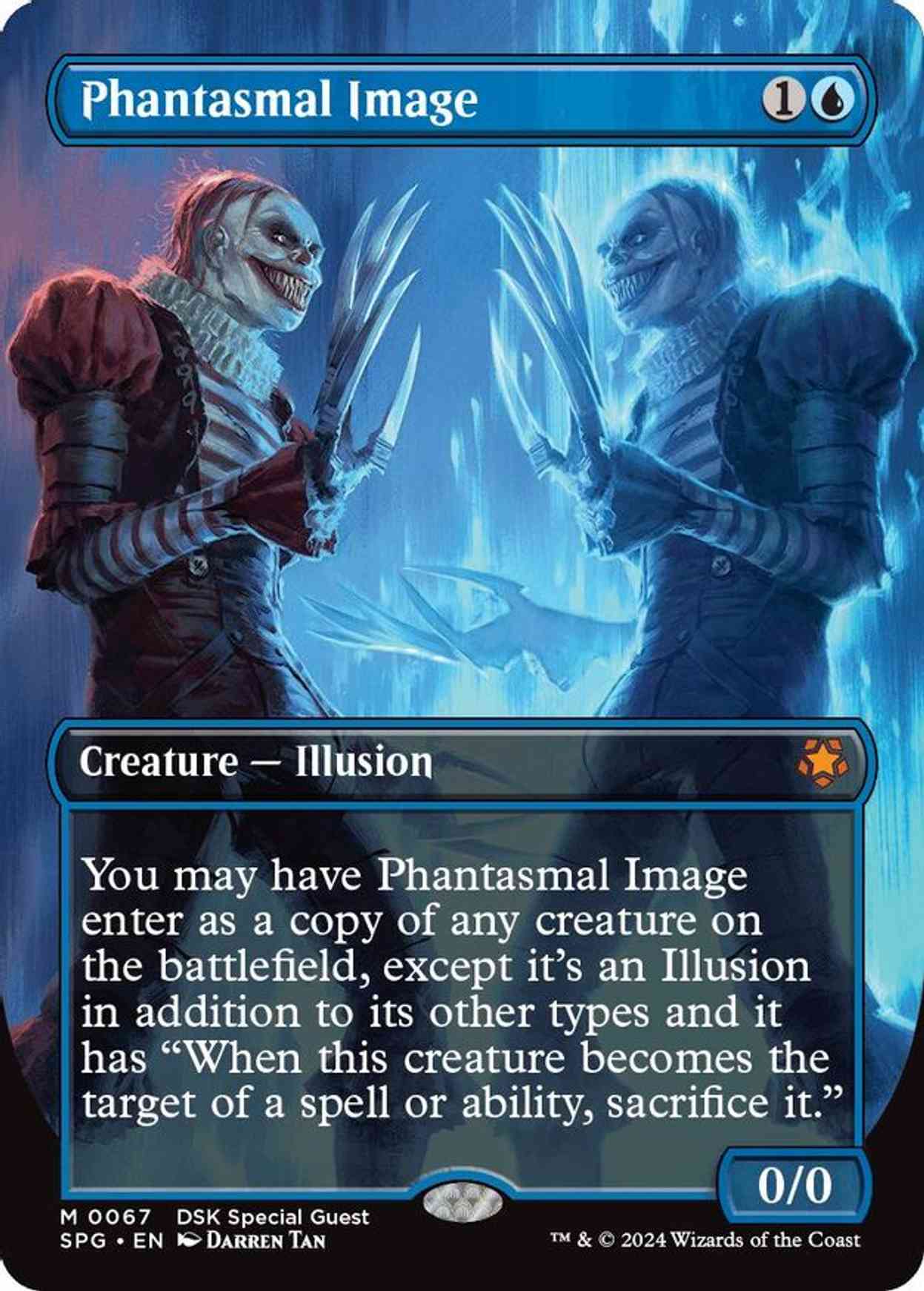 Phantasmal Image (Borderless) magic card front