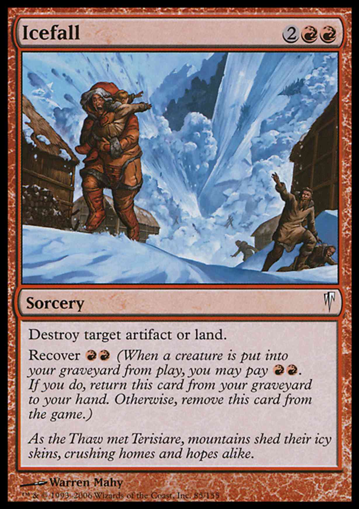 Icefall magic card front