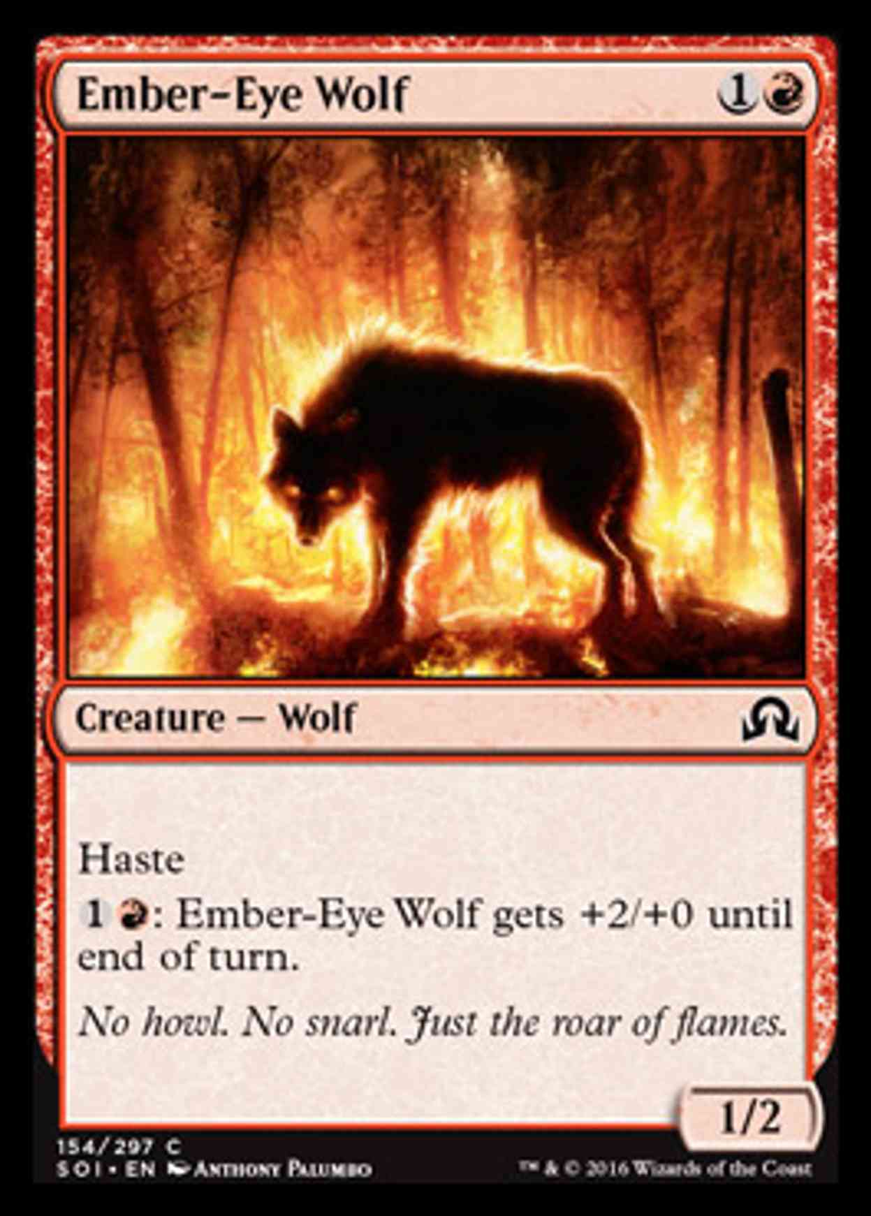 Ember-Eye Wolf magic card front