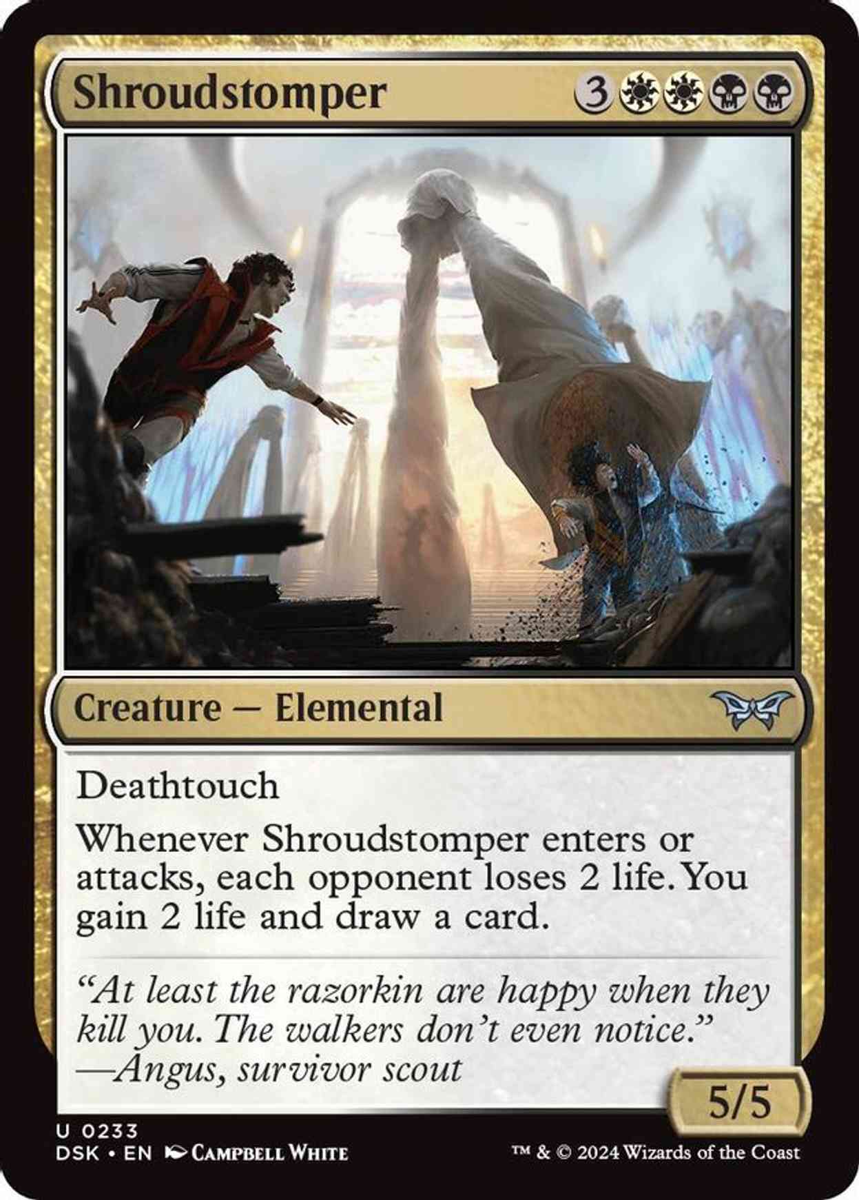 Shroudstomper magic card front