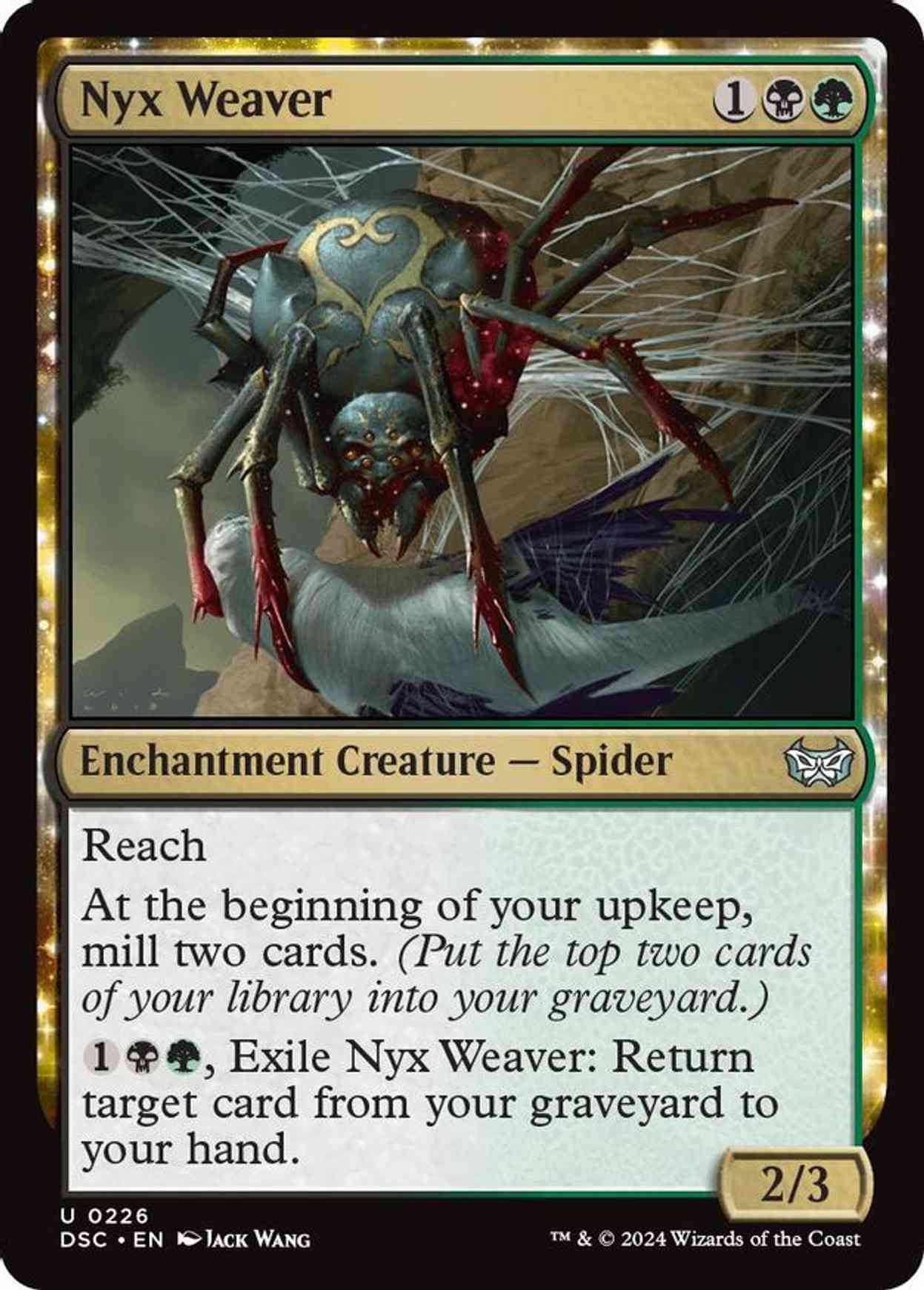 Nyx Weaver magic card front