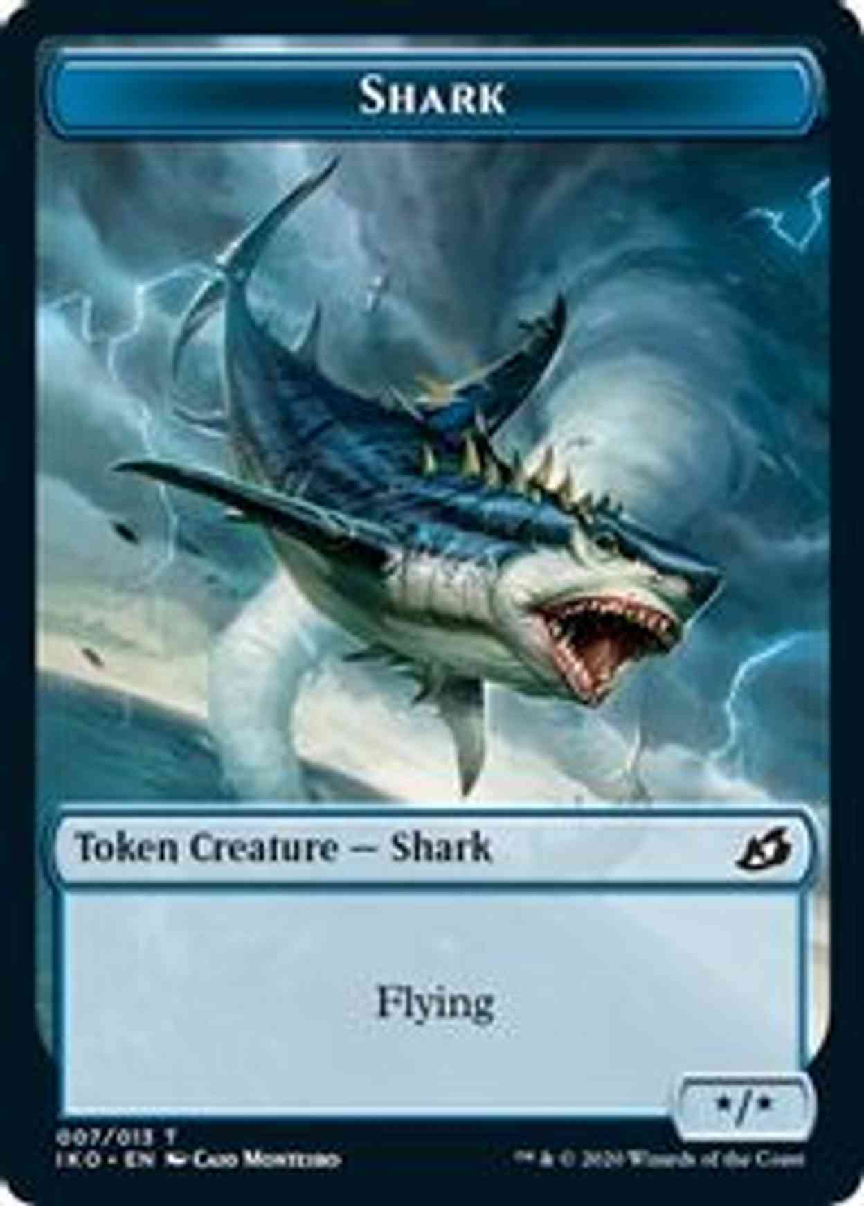 Shark // Shark Double-sided Token (Pioneer 2022) magic card front