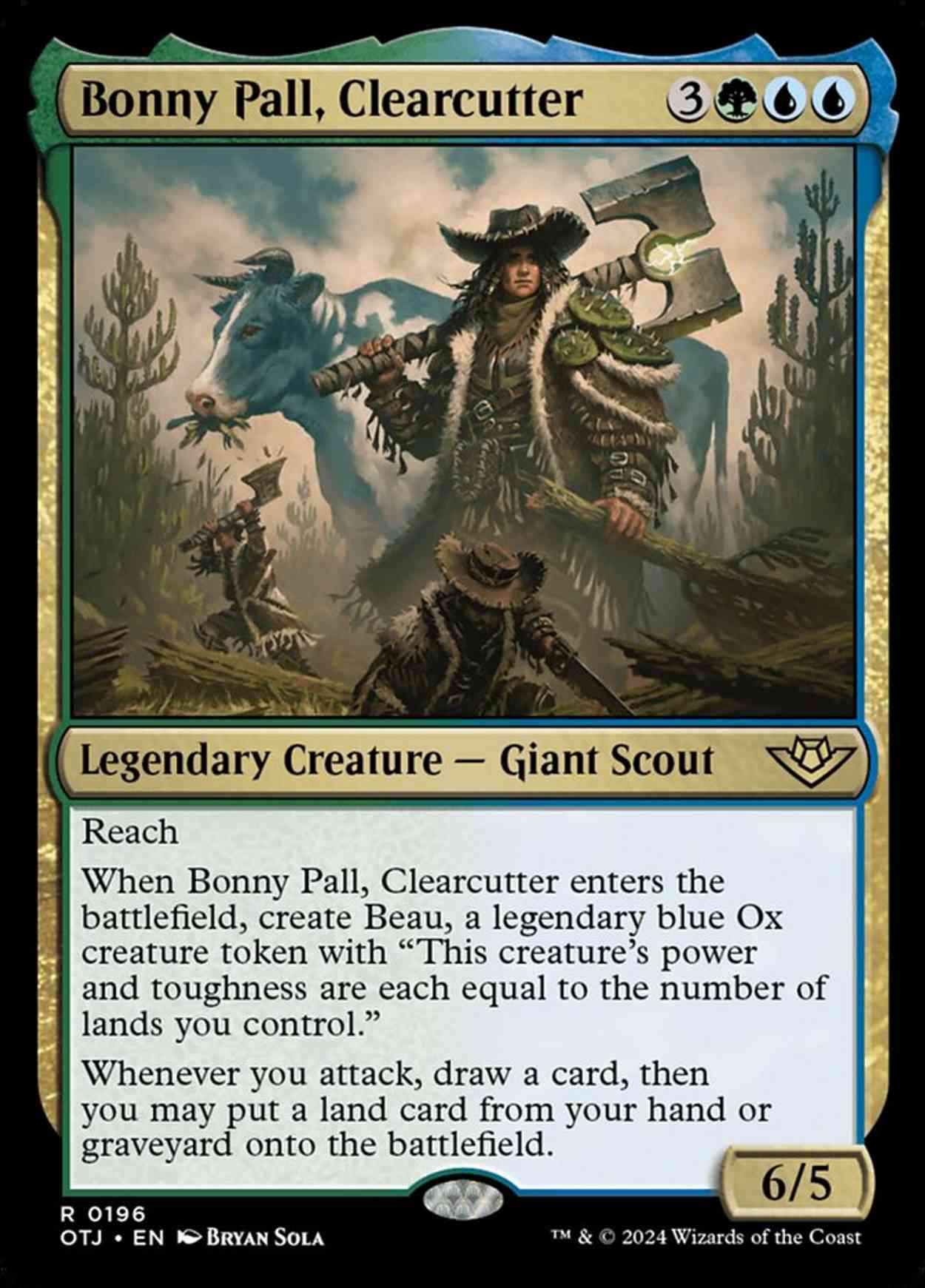 Bonny Pall, Clearcutter magic card front