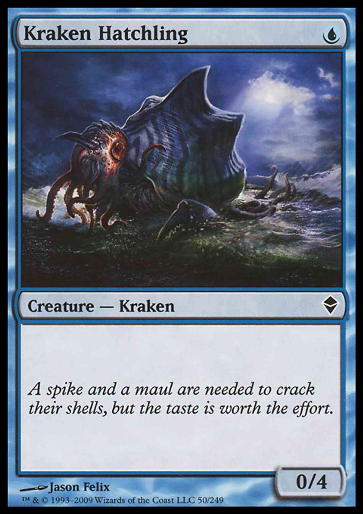 Kraken Hatchling magic card front