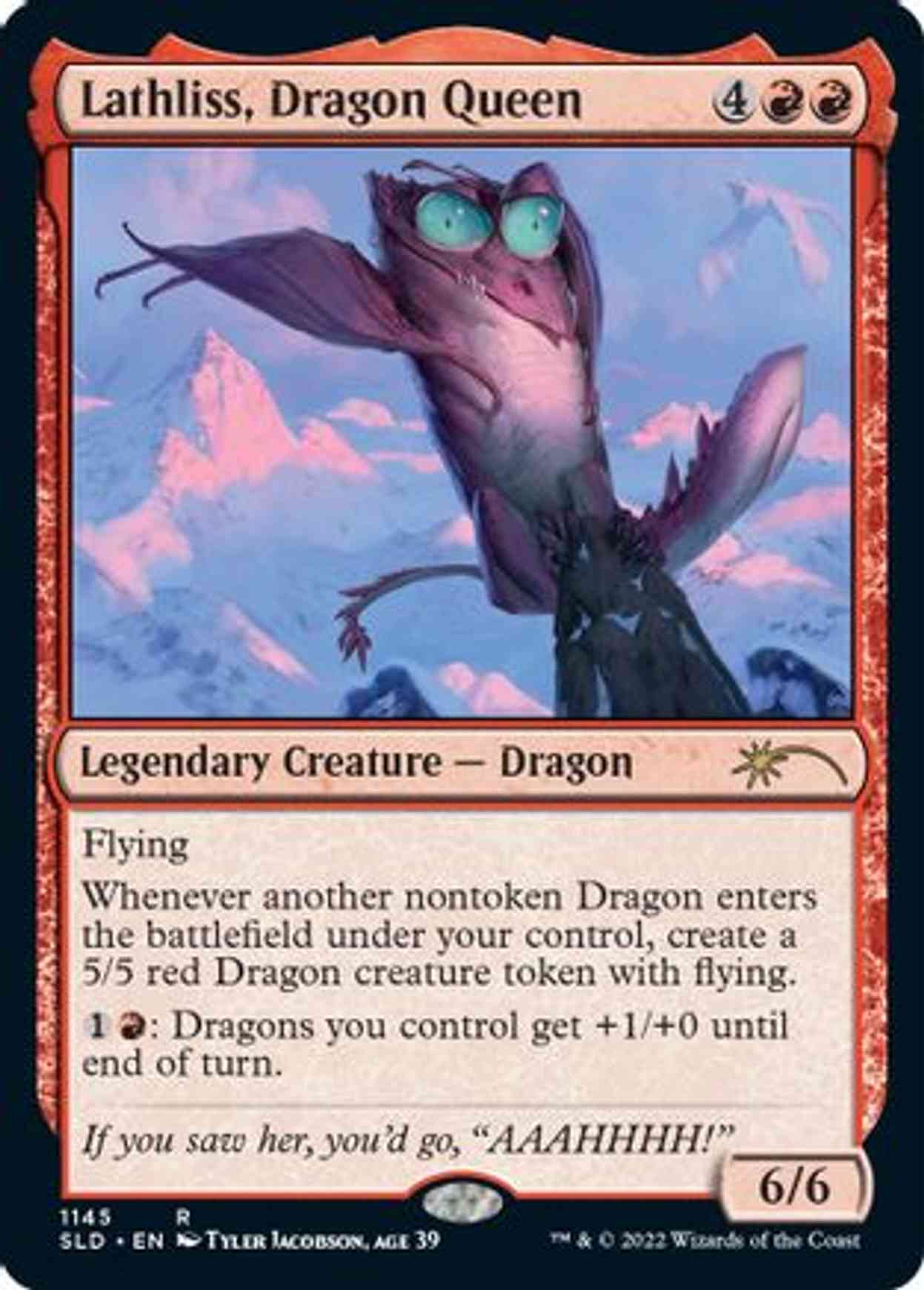 Lathliss, Dragon Queen (1145) magic card front