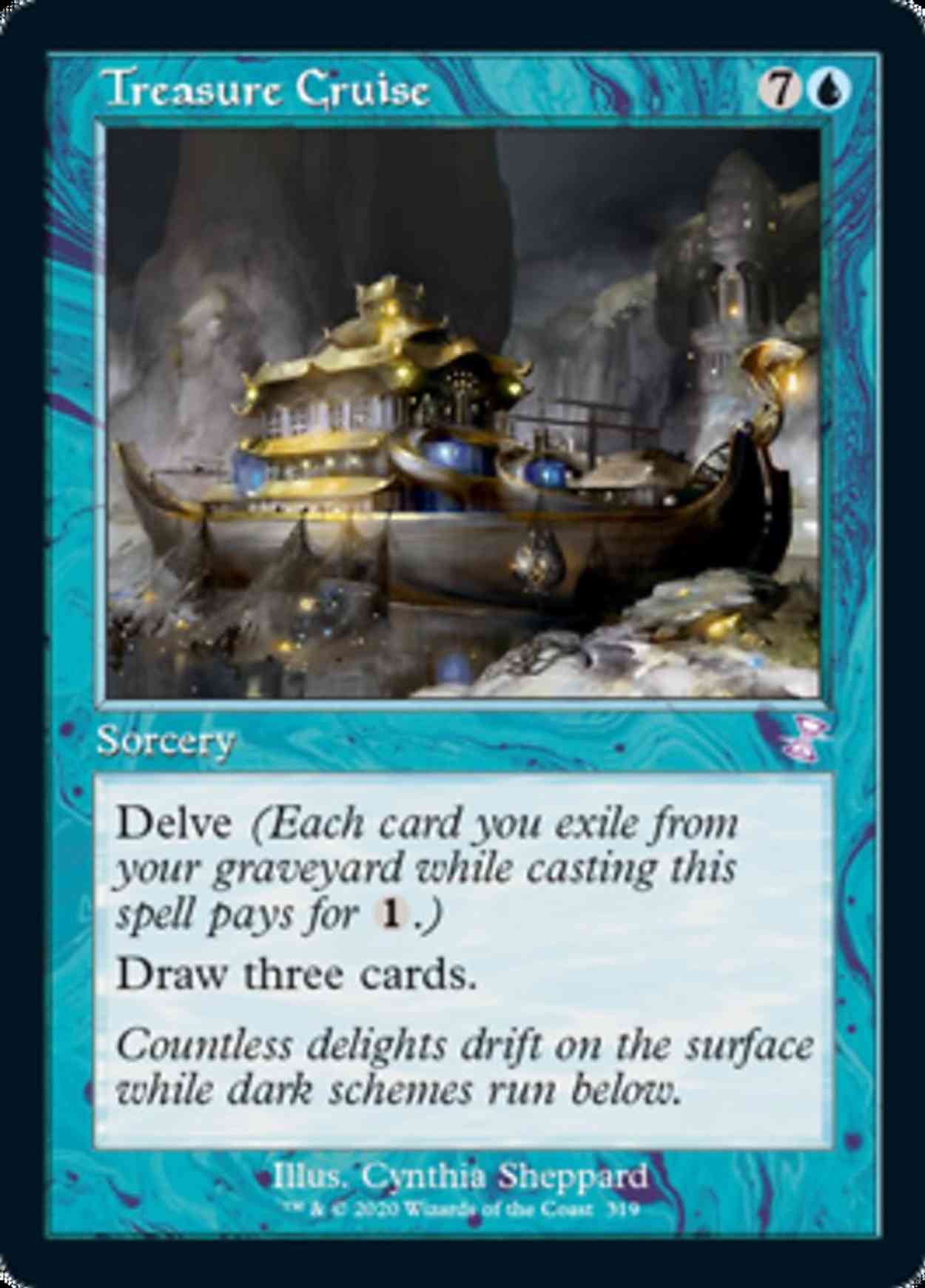 Treasure Cruise magic card front