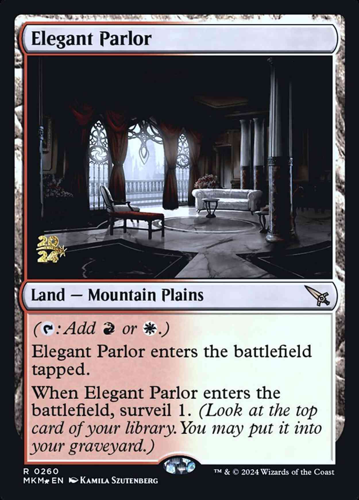 Elegant Parlor magic card front