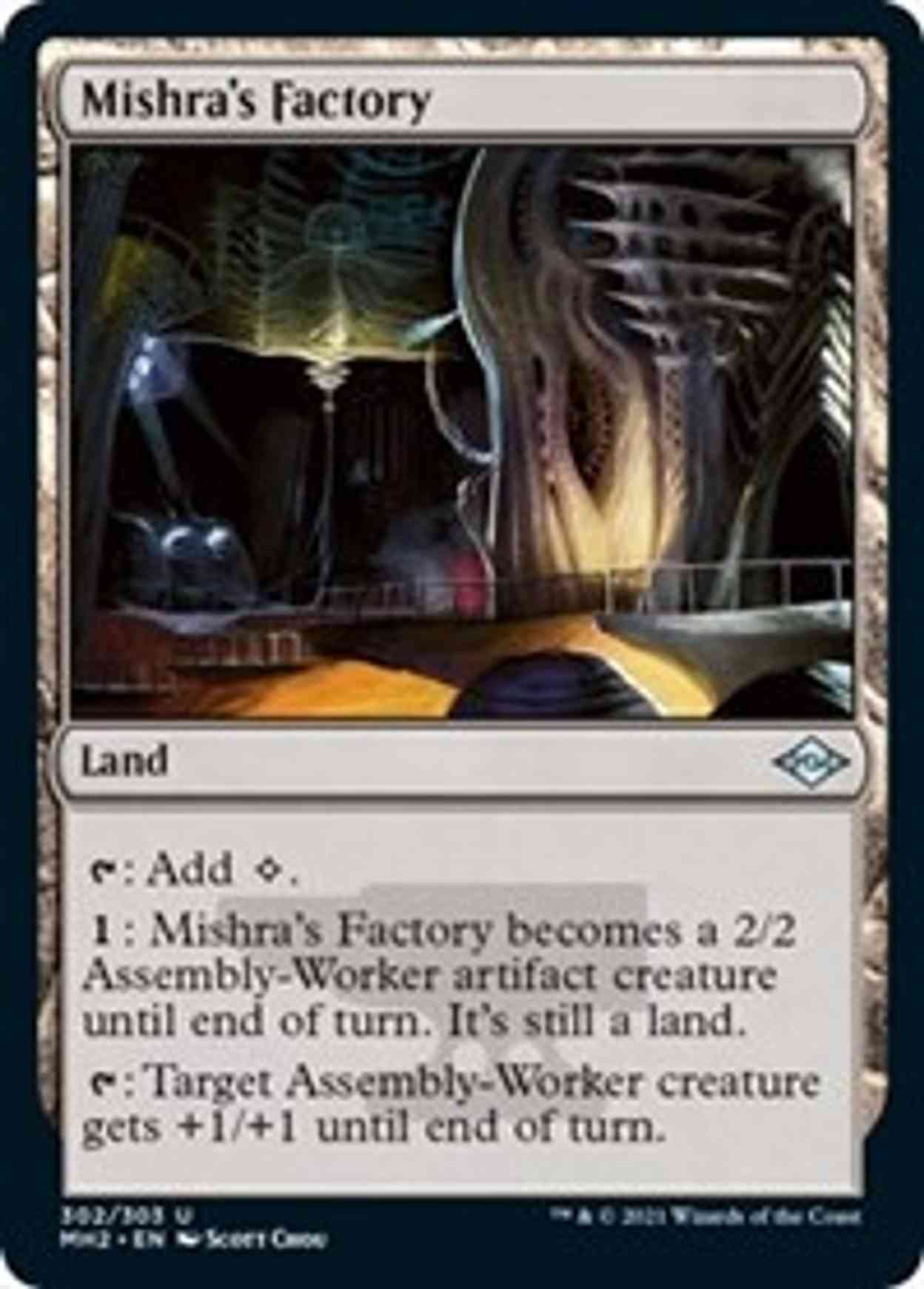 Mishra's Factory (Foil Etched) magic card front