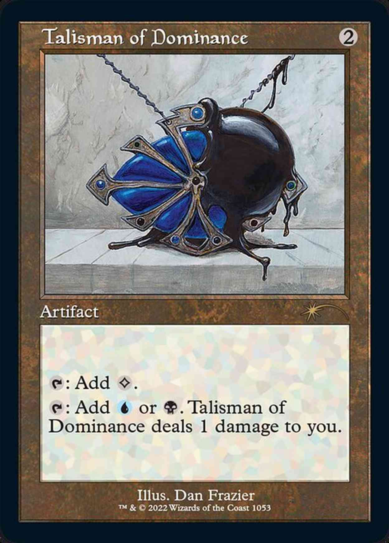 Talisman of Dominance (Retro Frame) (Etched Foil) magic card front