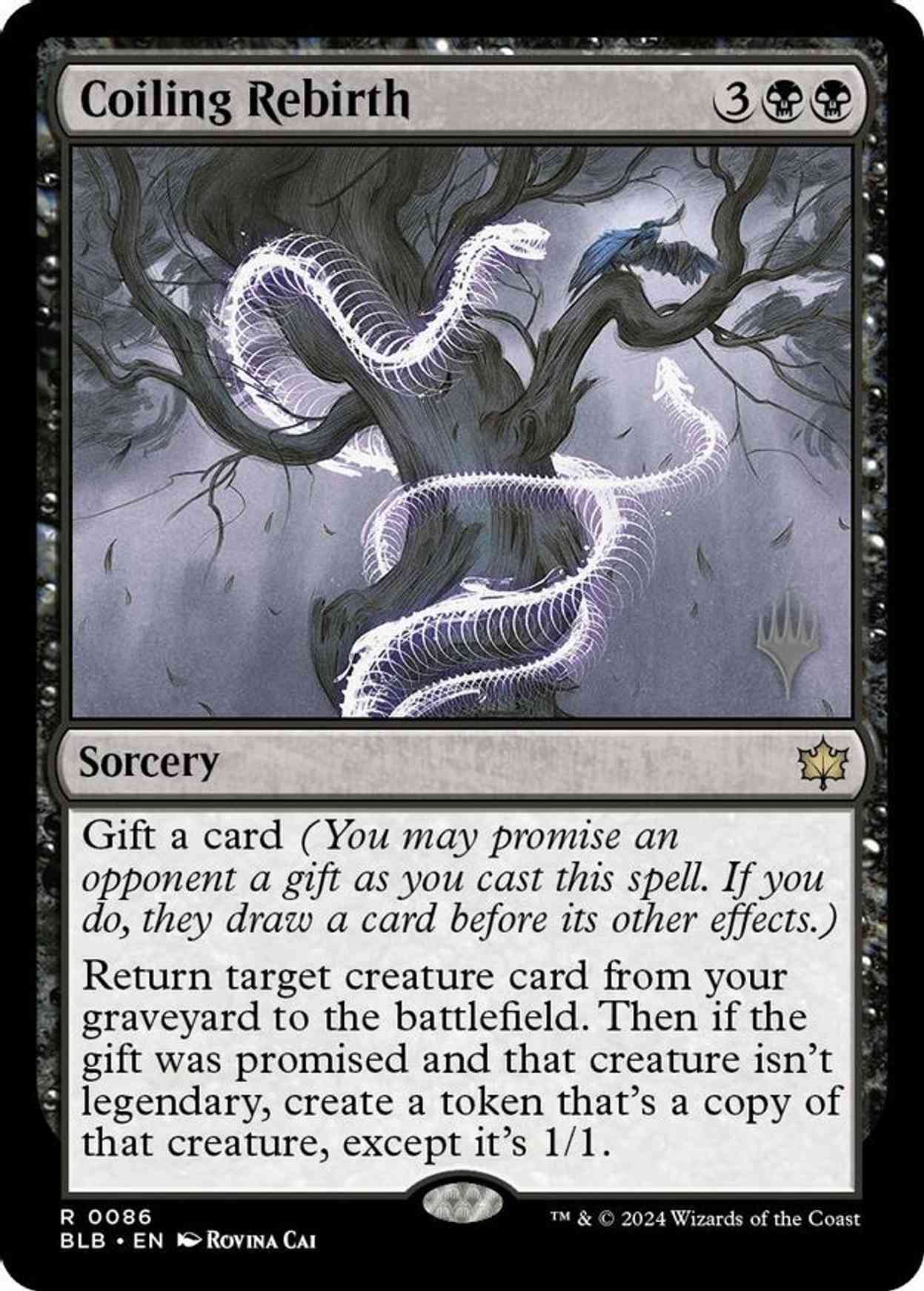 Coiling Rebirth magic card front