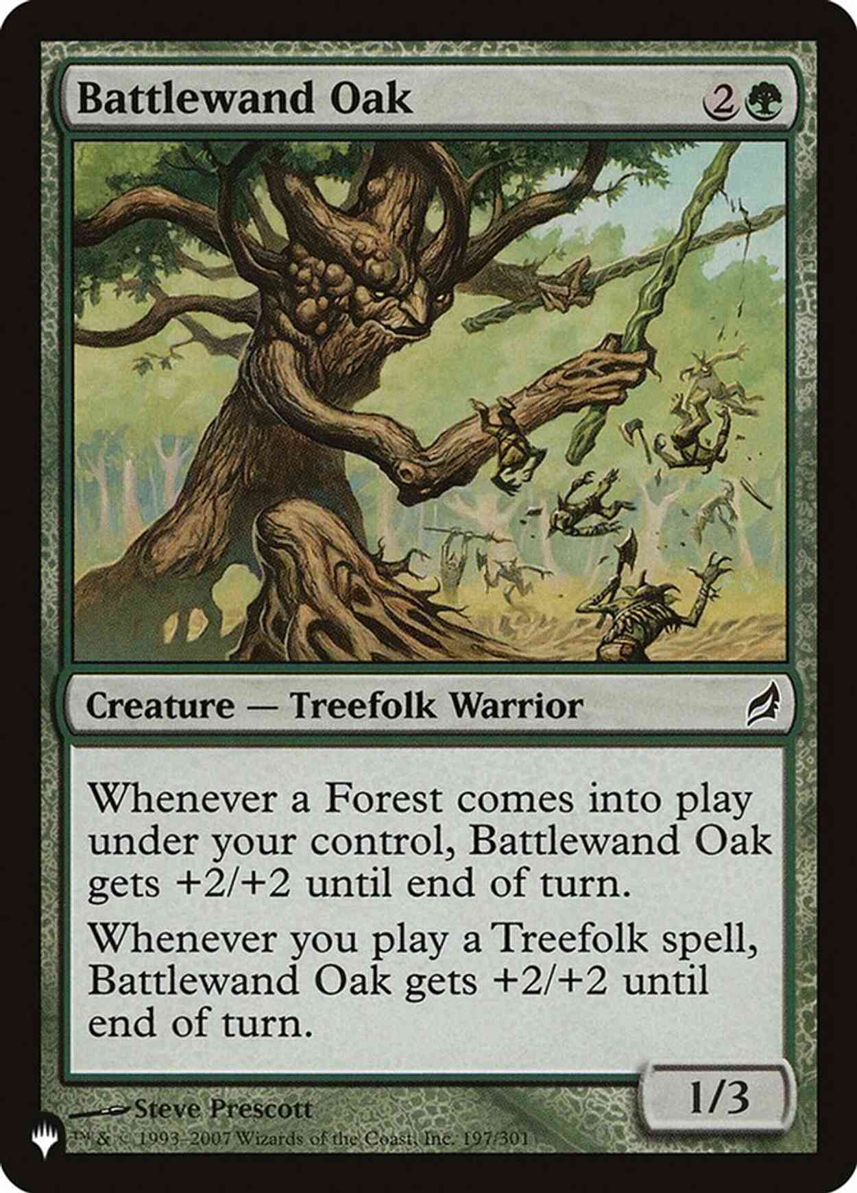 Battlewand Oak magic card front
