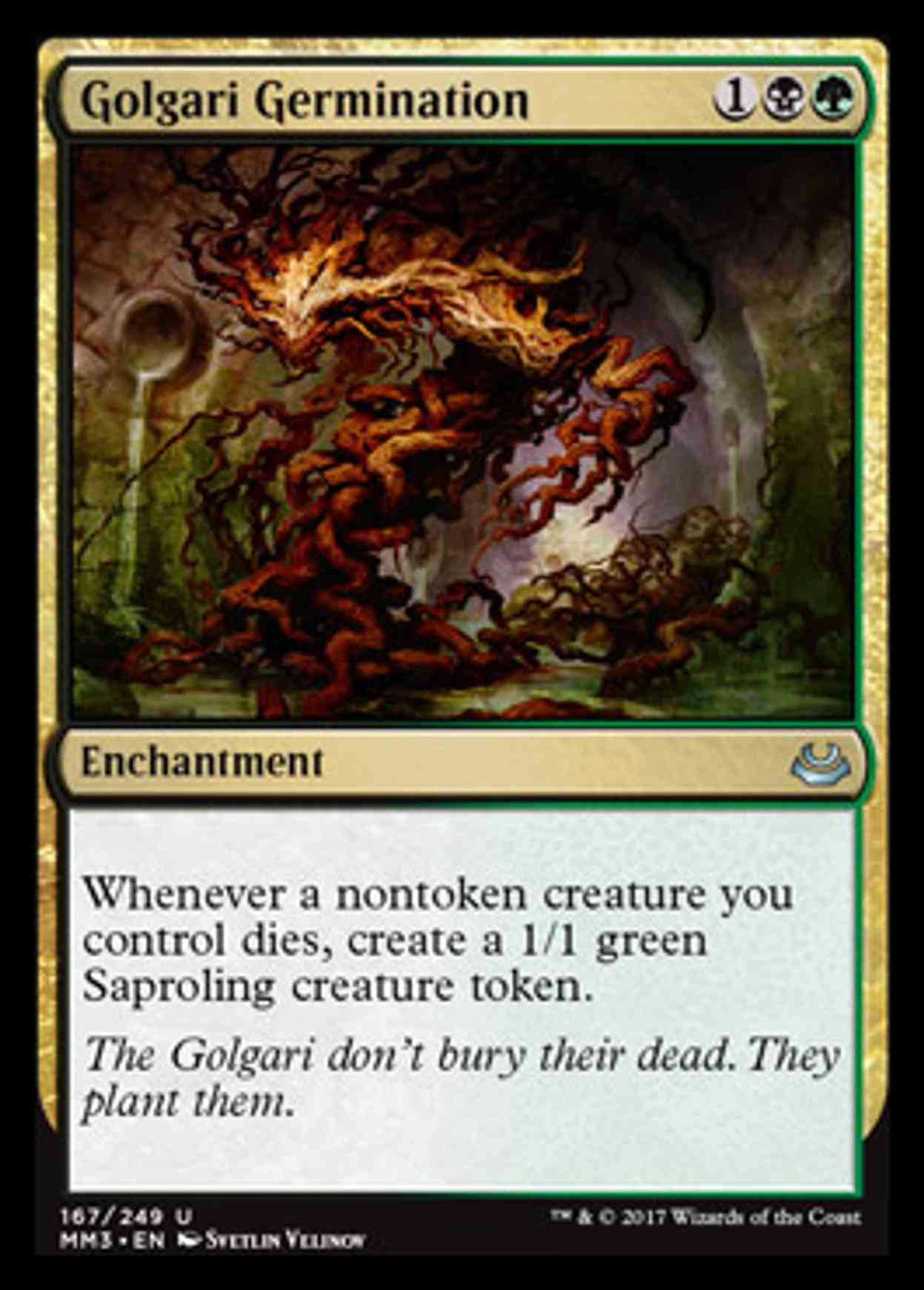 Golgari Germination magic card front