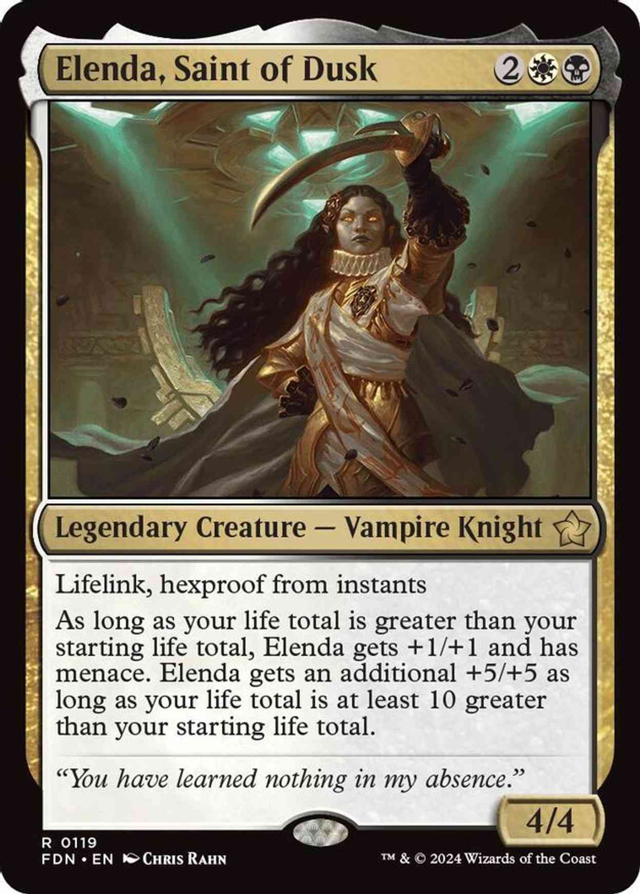 Elenda, Saint of Dusk magic card front