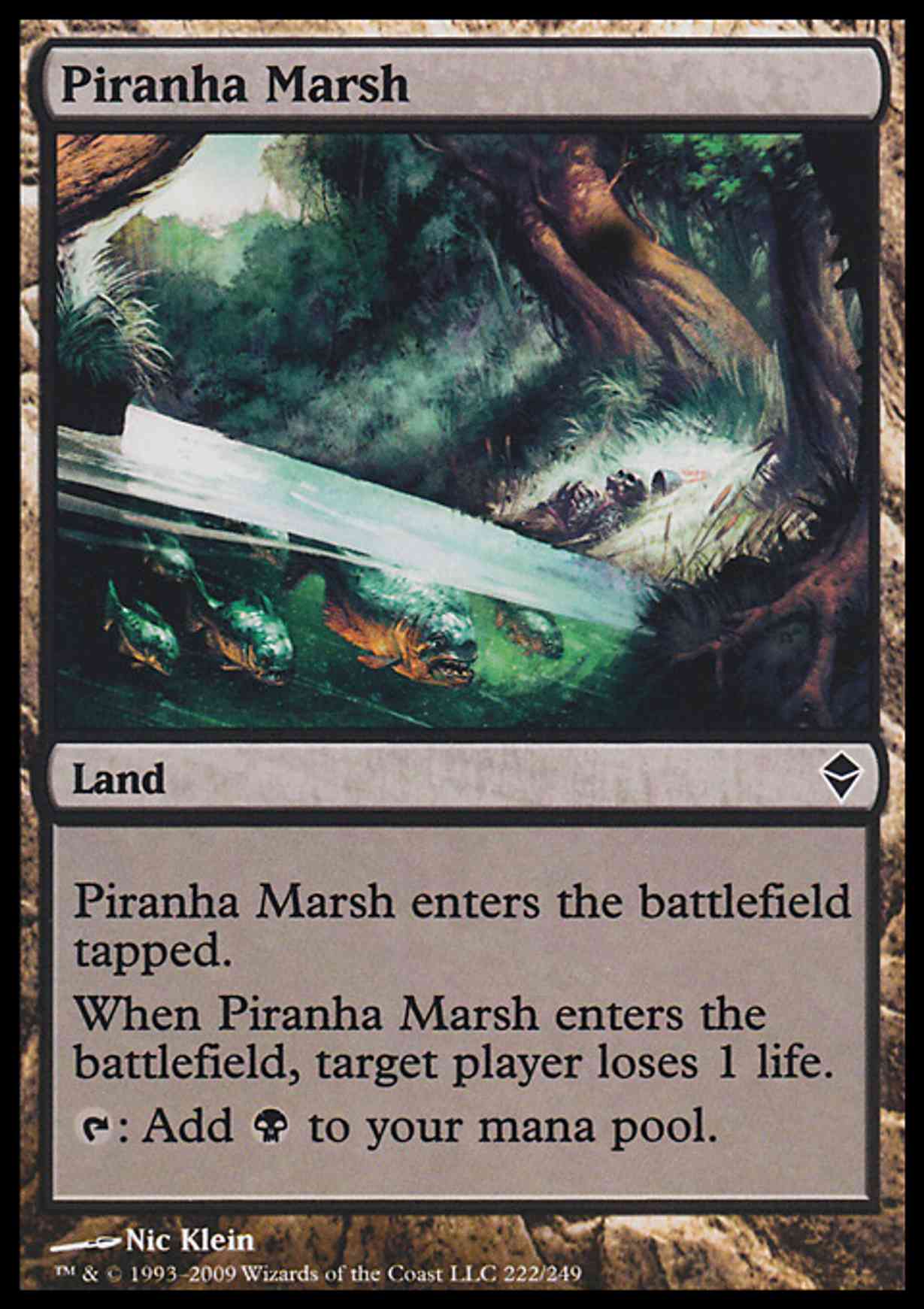Piranha Marsh magic card front