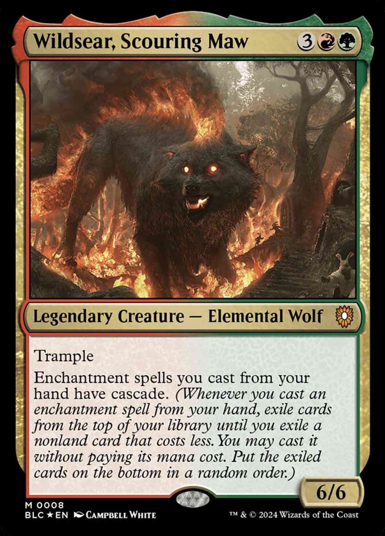 Wildsear, Scouring Maw magic card front