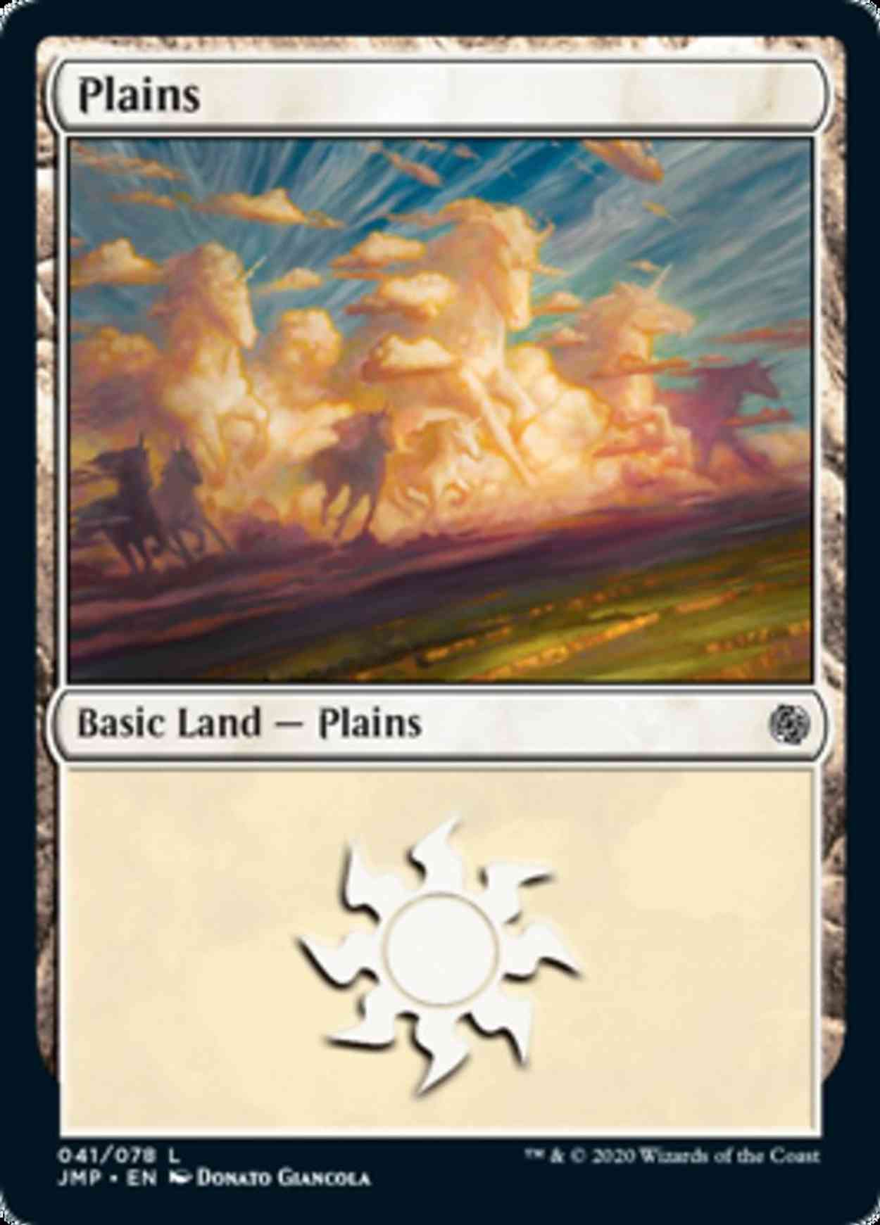 Plains (41) magic card front