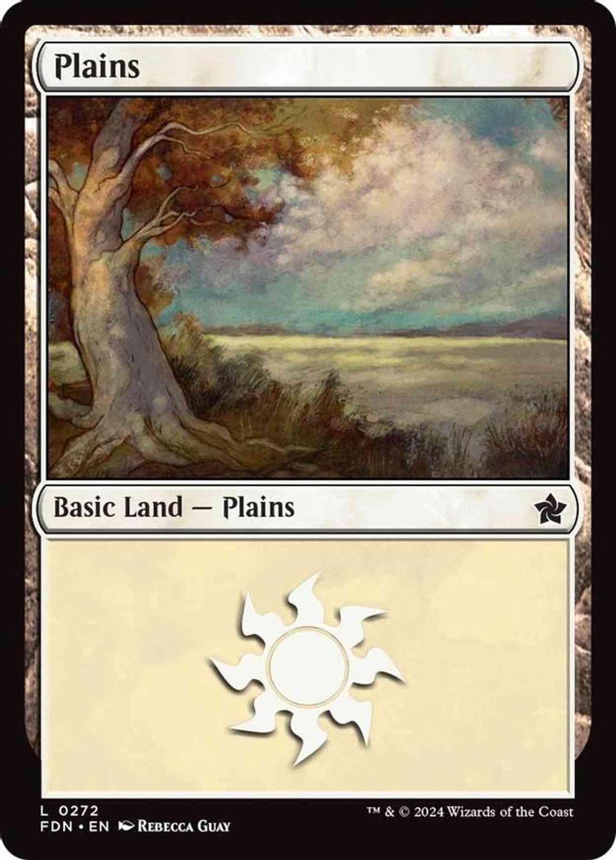 Plains (0272) magic card front