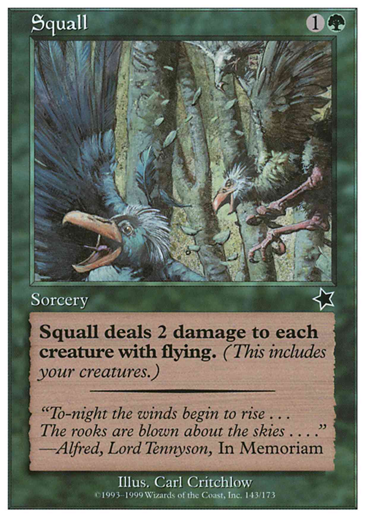 Squall magic card front