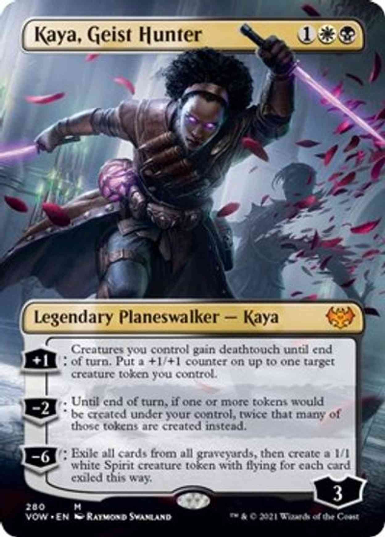 Kaya, Geist Hunter (Borderless) magic card front