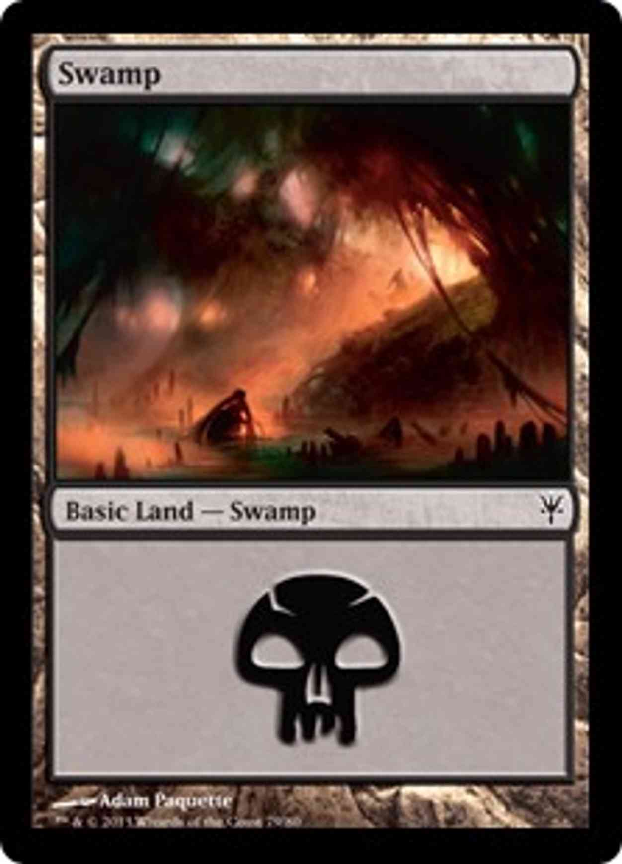 Swamp (79) magic card front