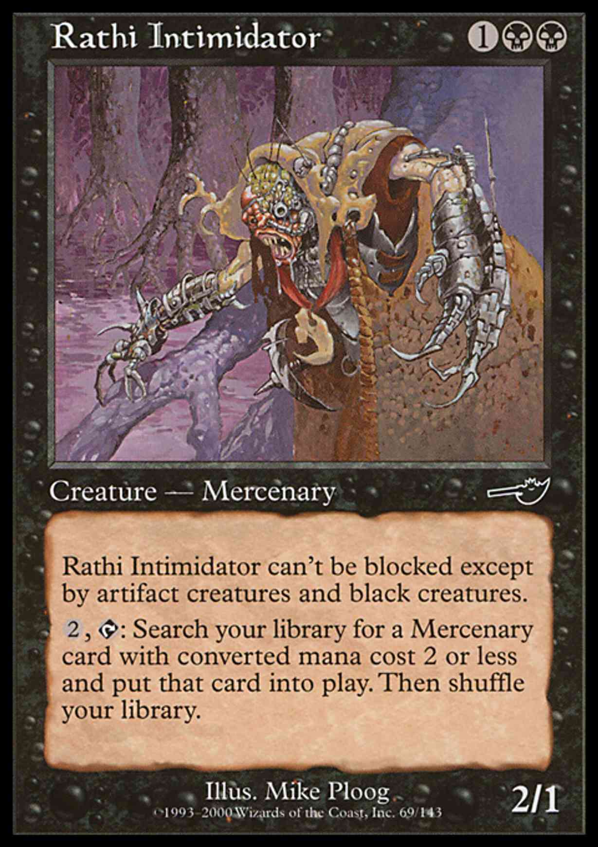 Rathi Intimidator magic card front