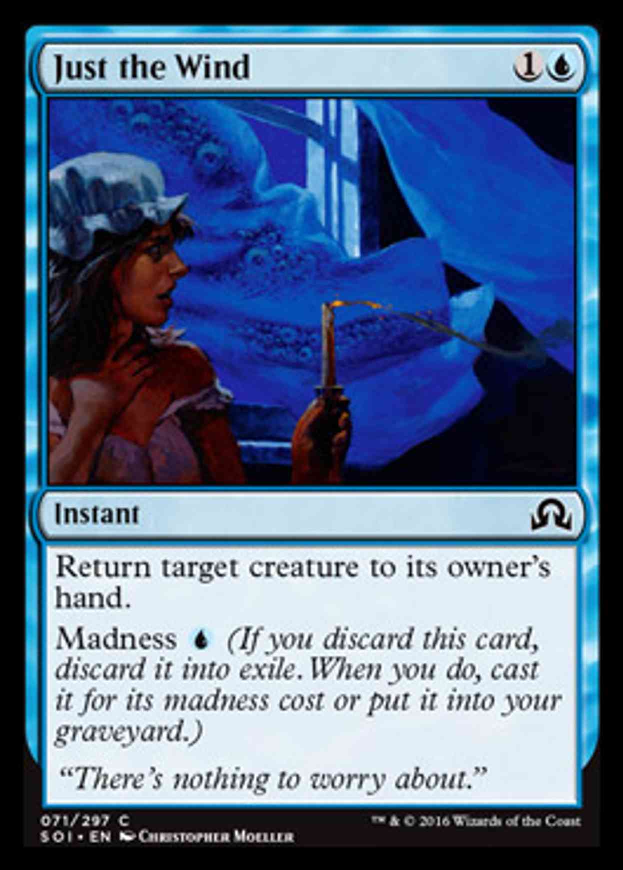 Just the Wind magic card front