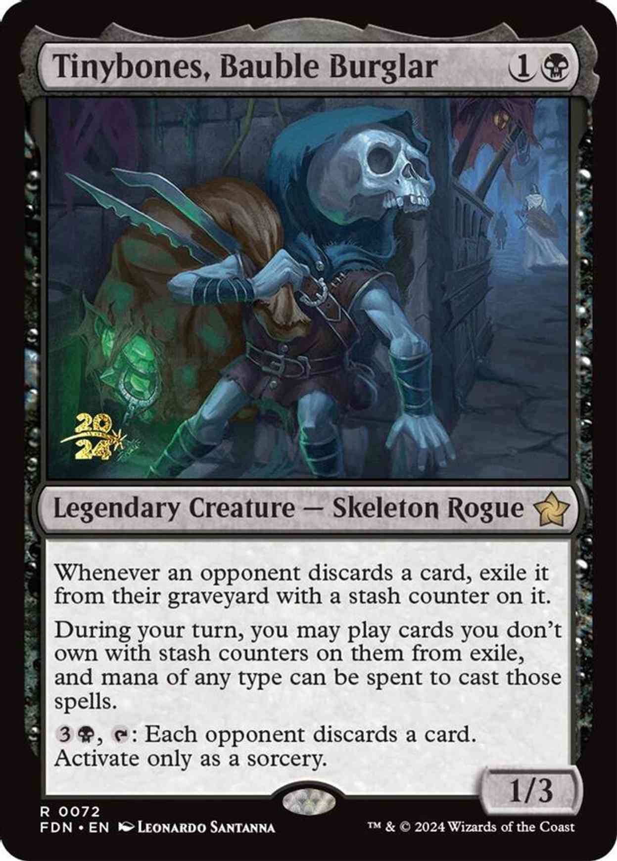 Tinybones, Bauble Burglar magic card front