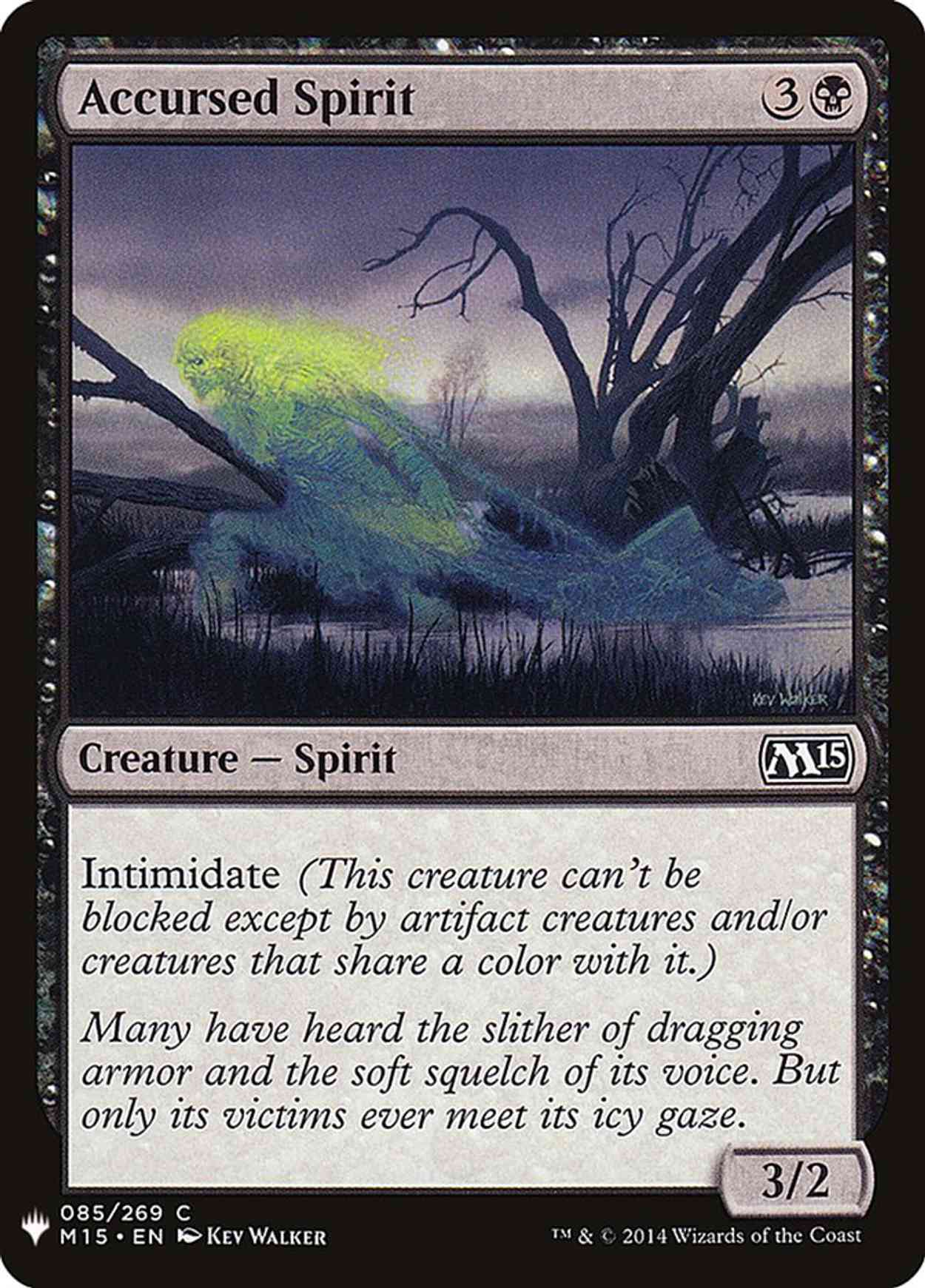 Accursed Spirit magic card front