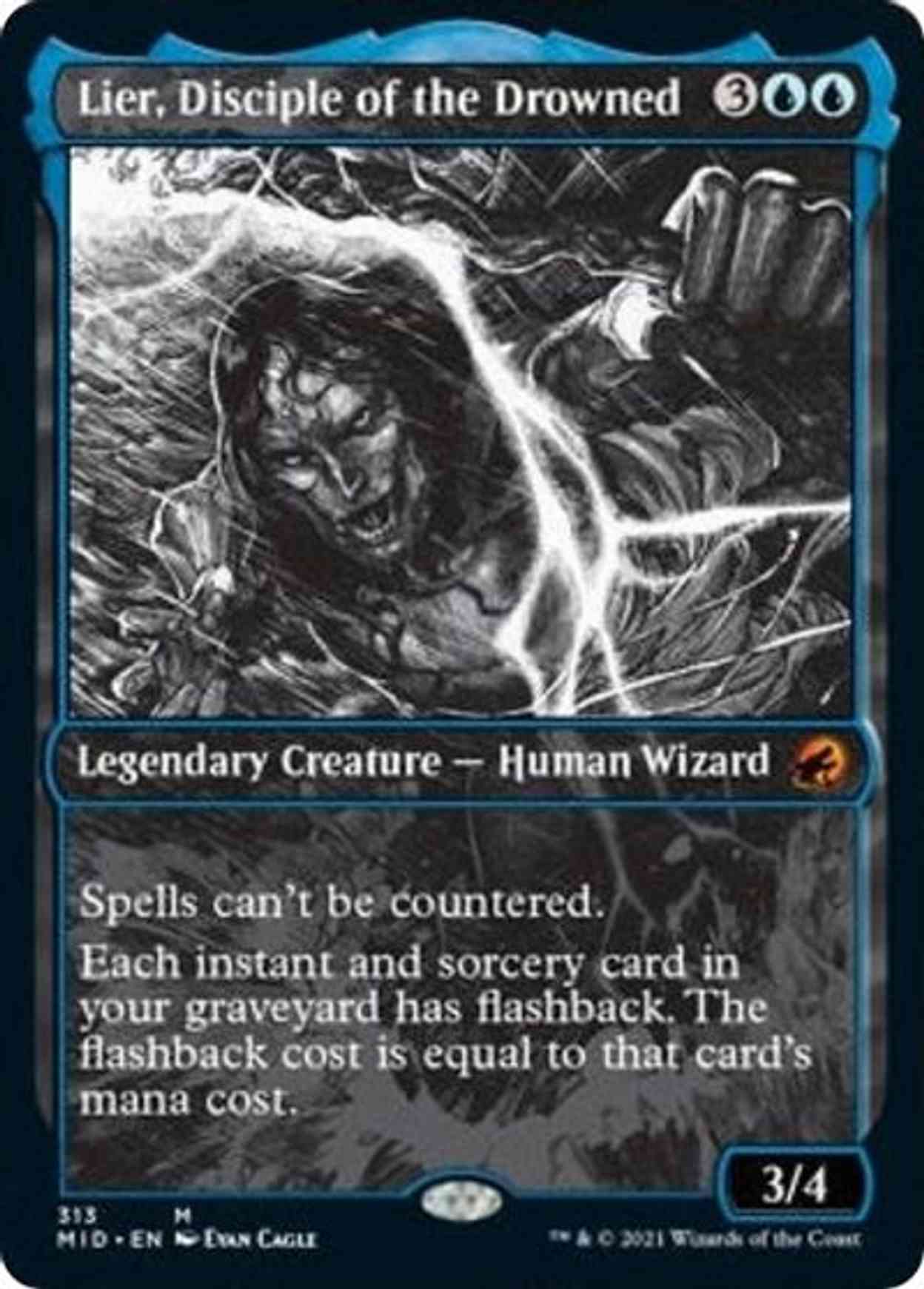 Lier, Disciple of the Drowned (Showcase) magic card front