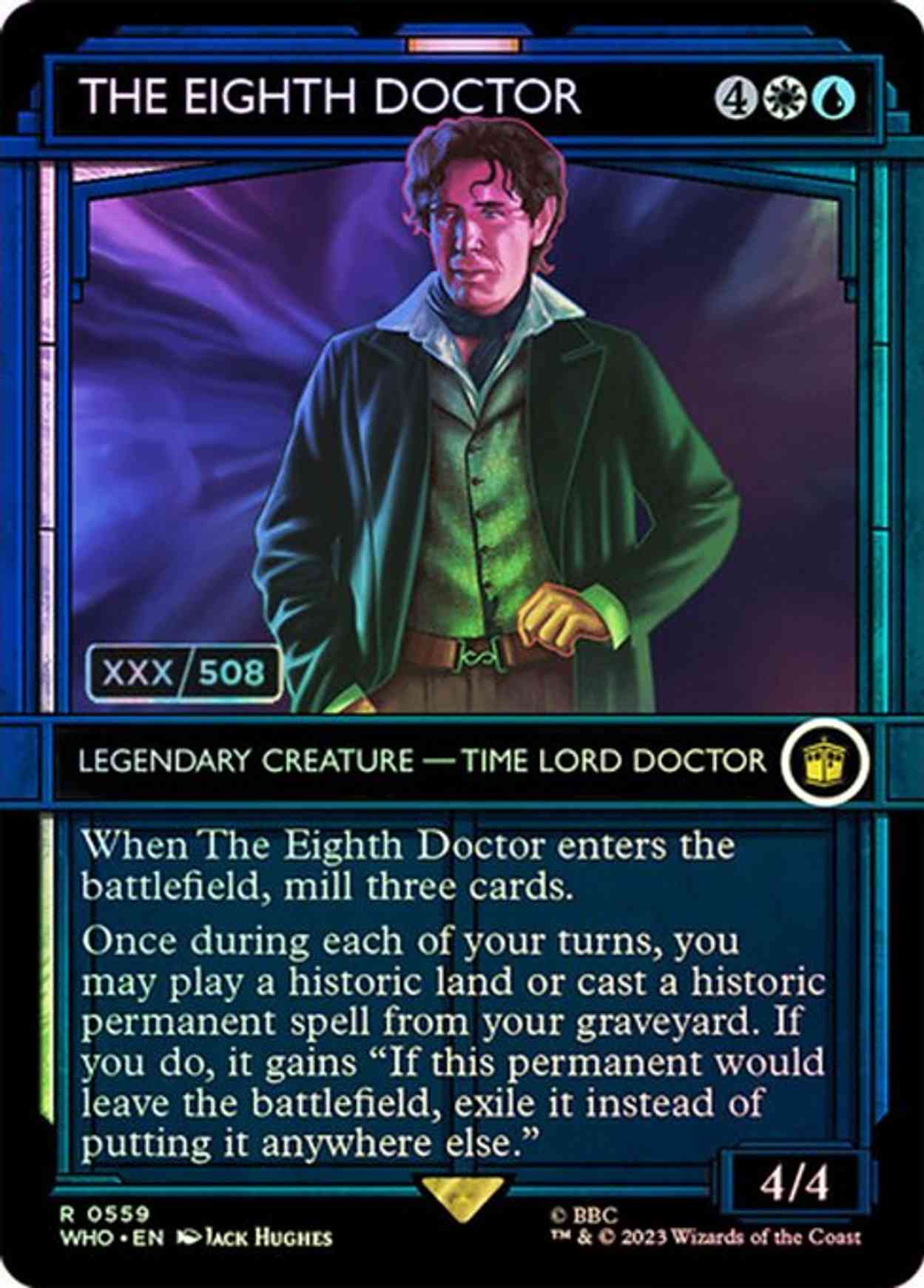 The Eighth Doctor (Serial Numbered) magic card front