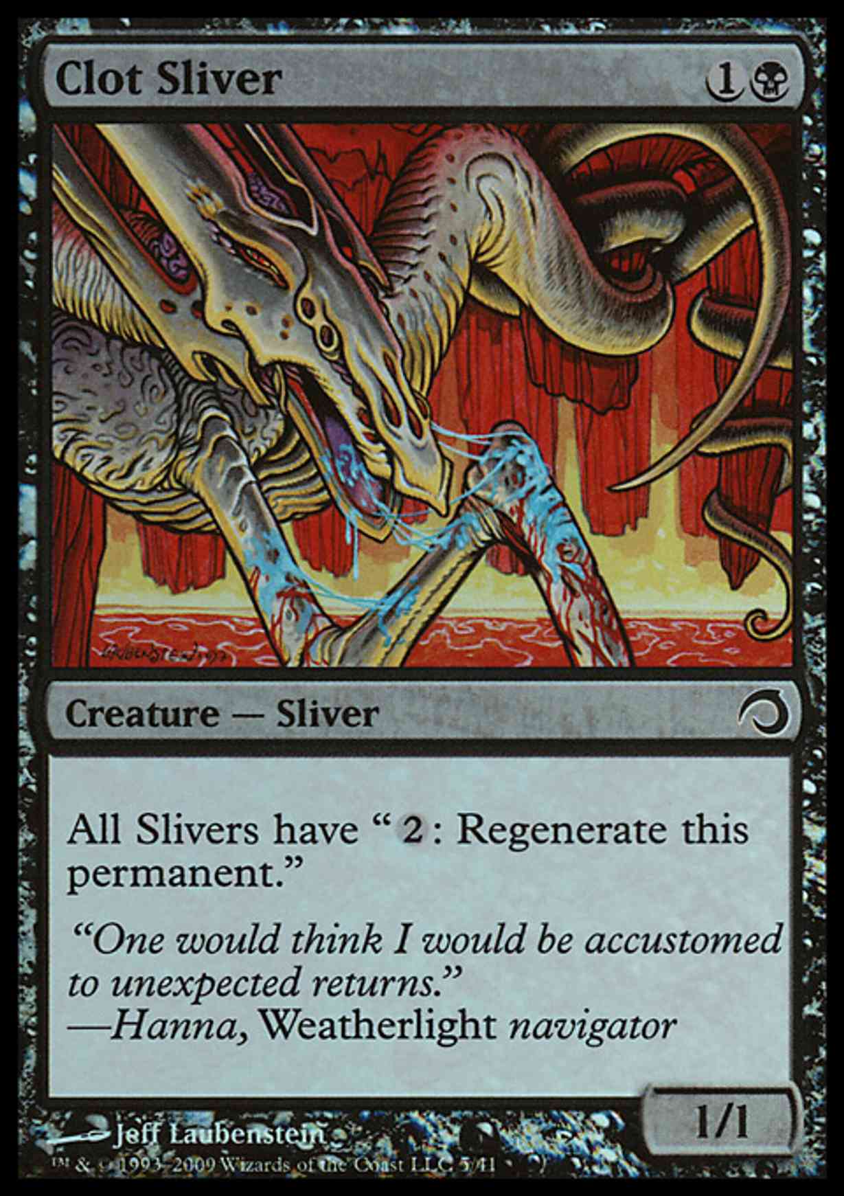 Clot Sliver magic card front
