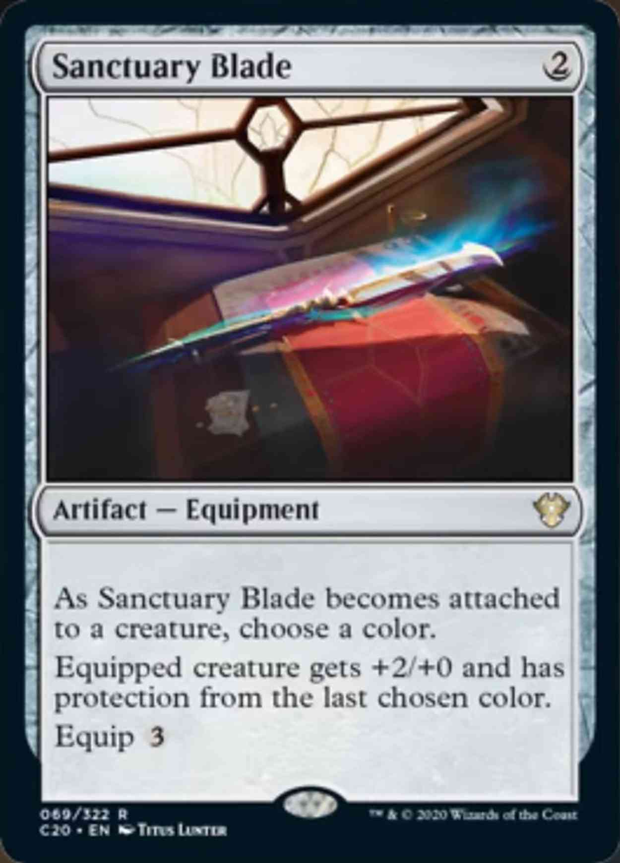 Sanctuary Blade magic card front