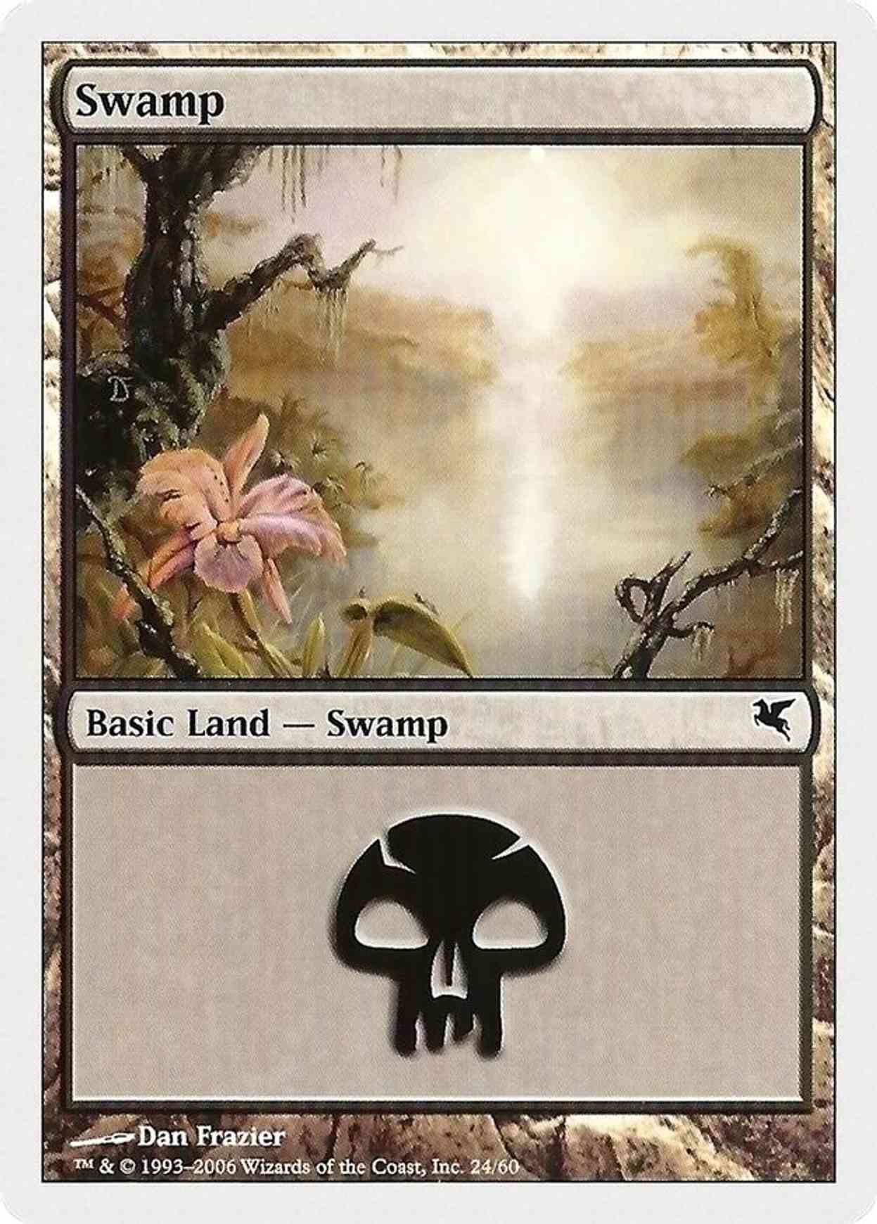 Swamp (24) magic card front