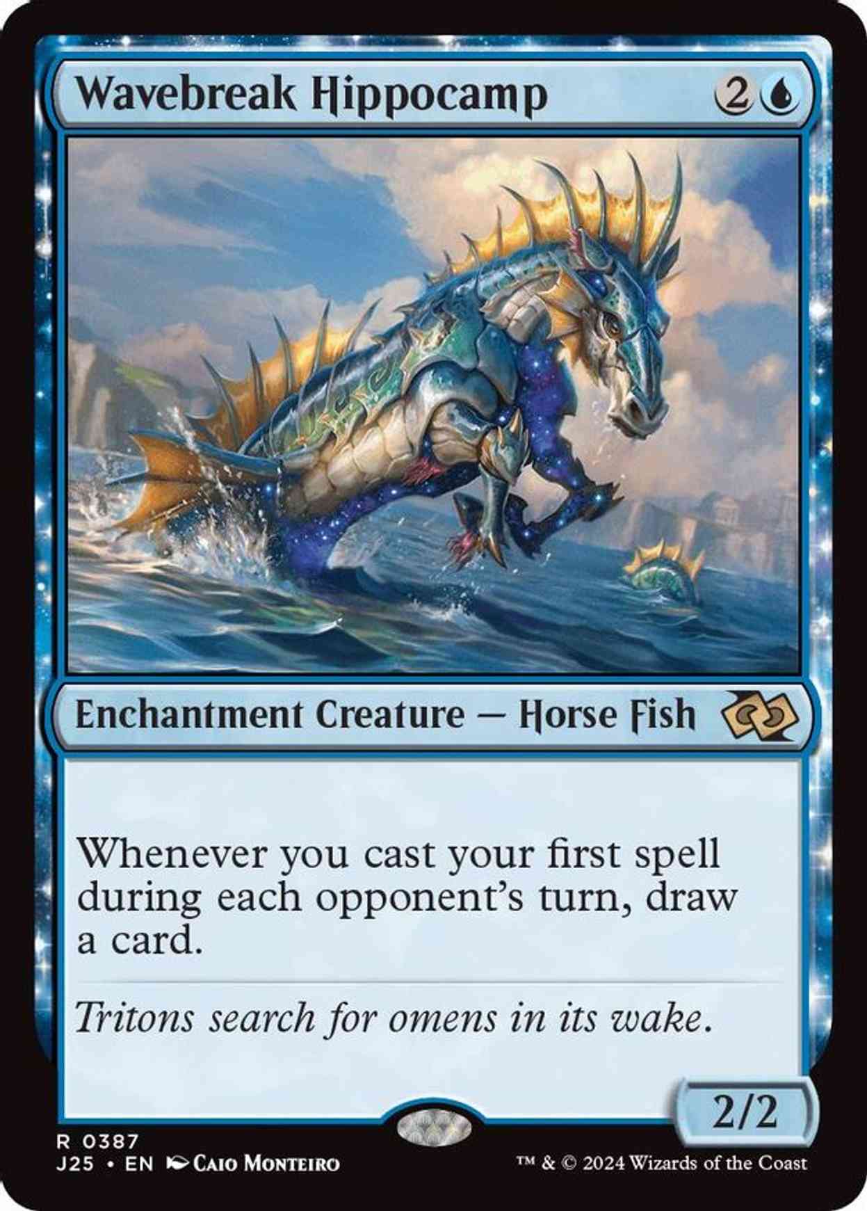 Wavebreak Hippocamp magic card front