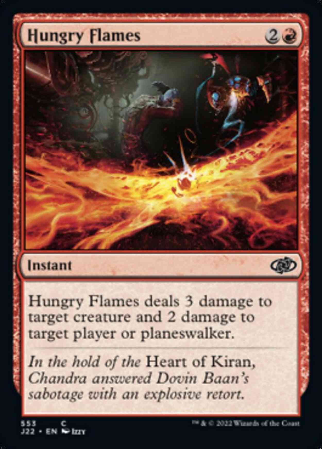 Hungry Flames magic card front