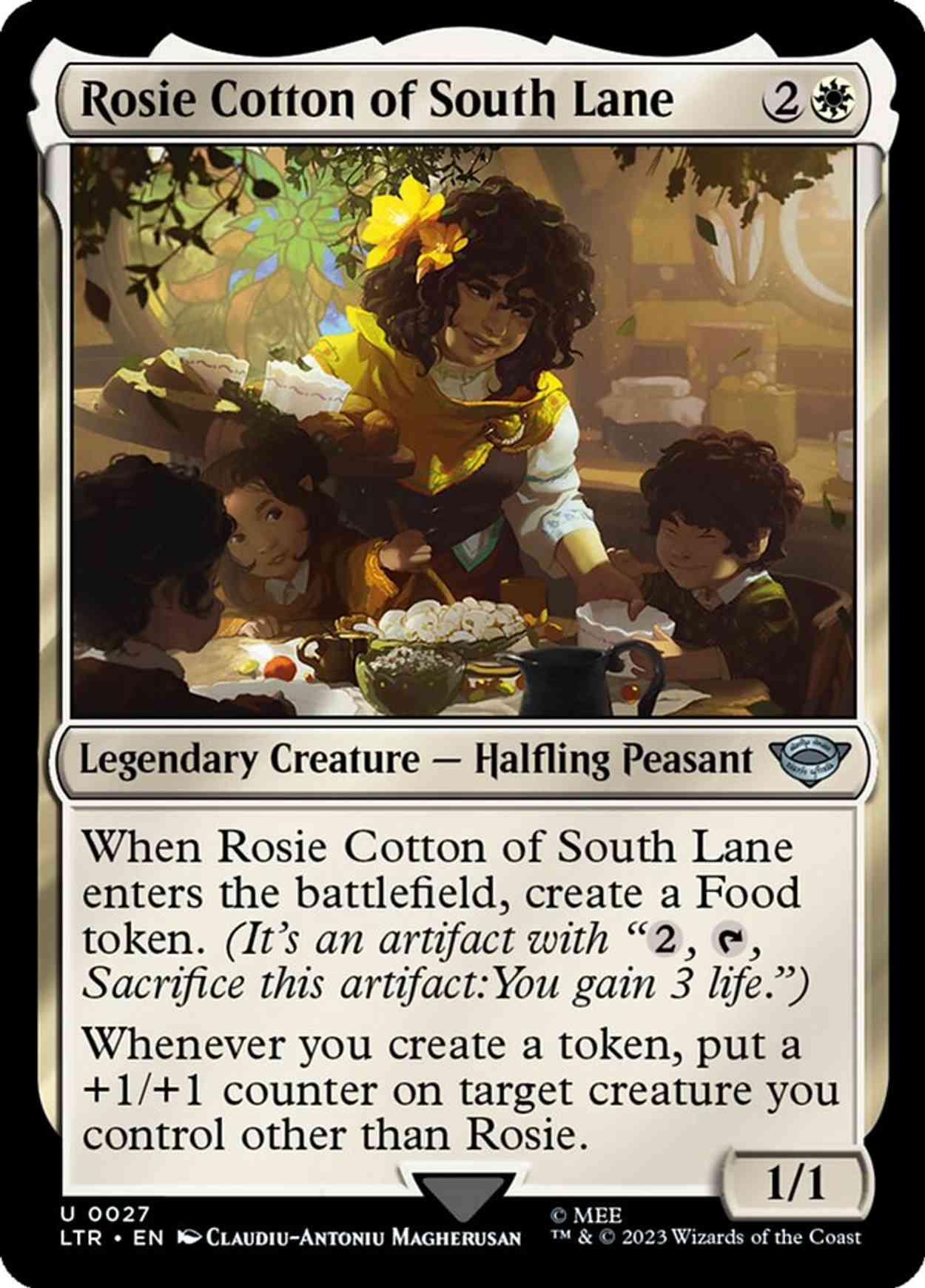 Rosie Cotton of South Lane magic card front