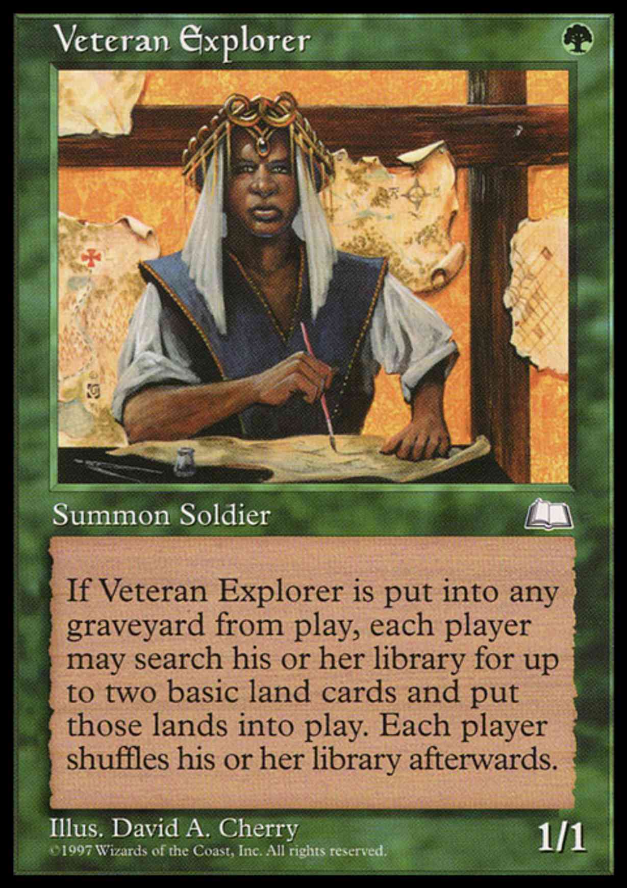 Veteran Explorer magic card front