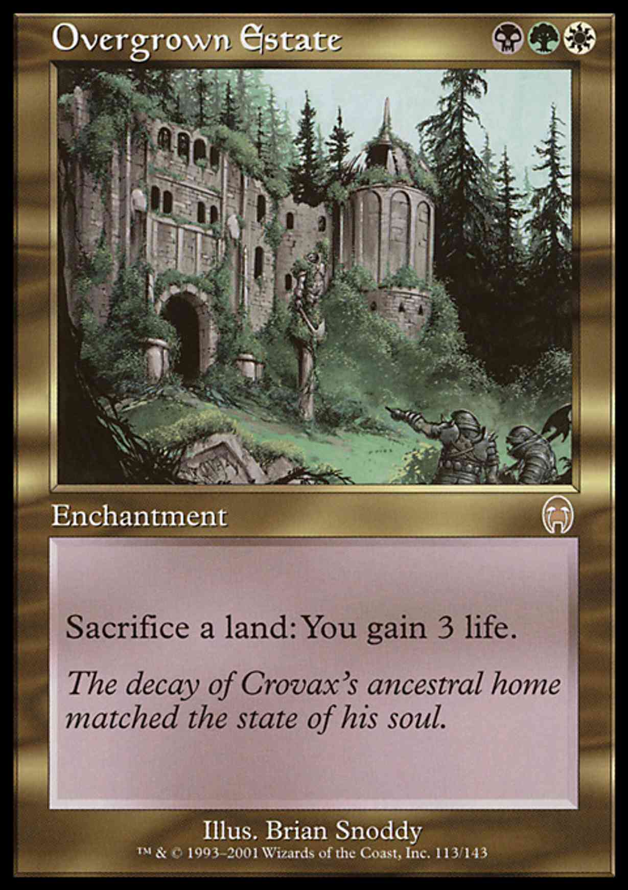 Overgrown Estate magic card front